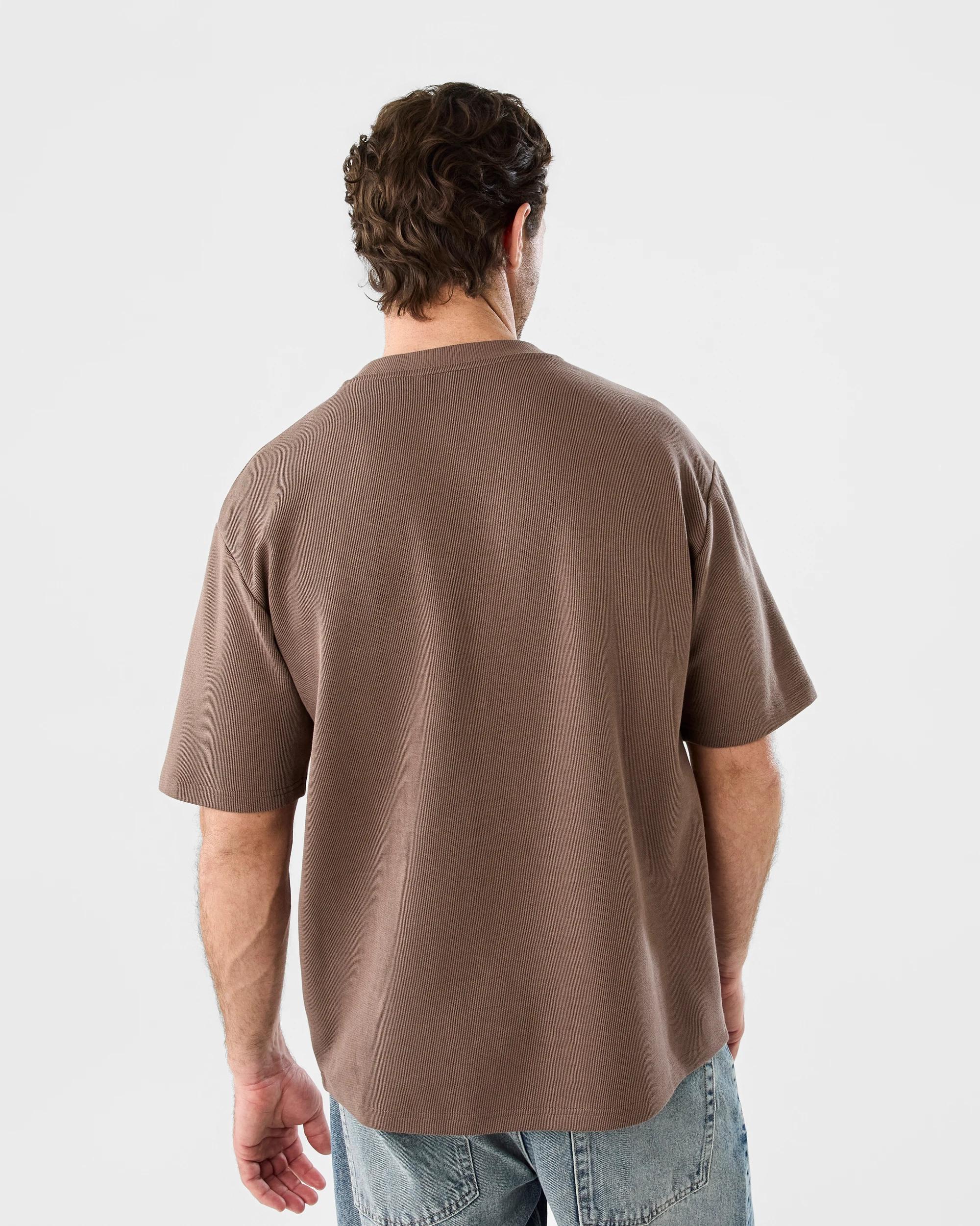 3 Textured Print T-shirt Brn Supply, 3 of 5