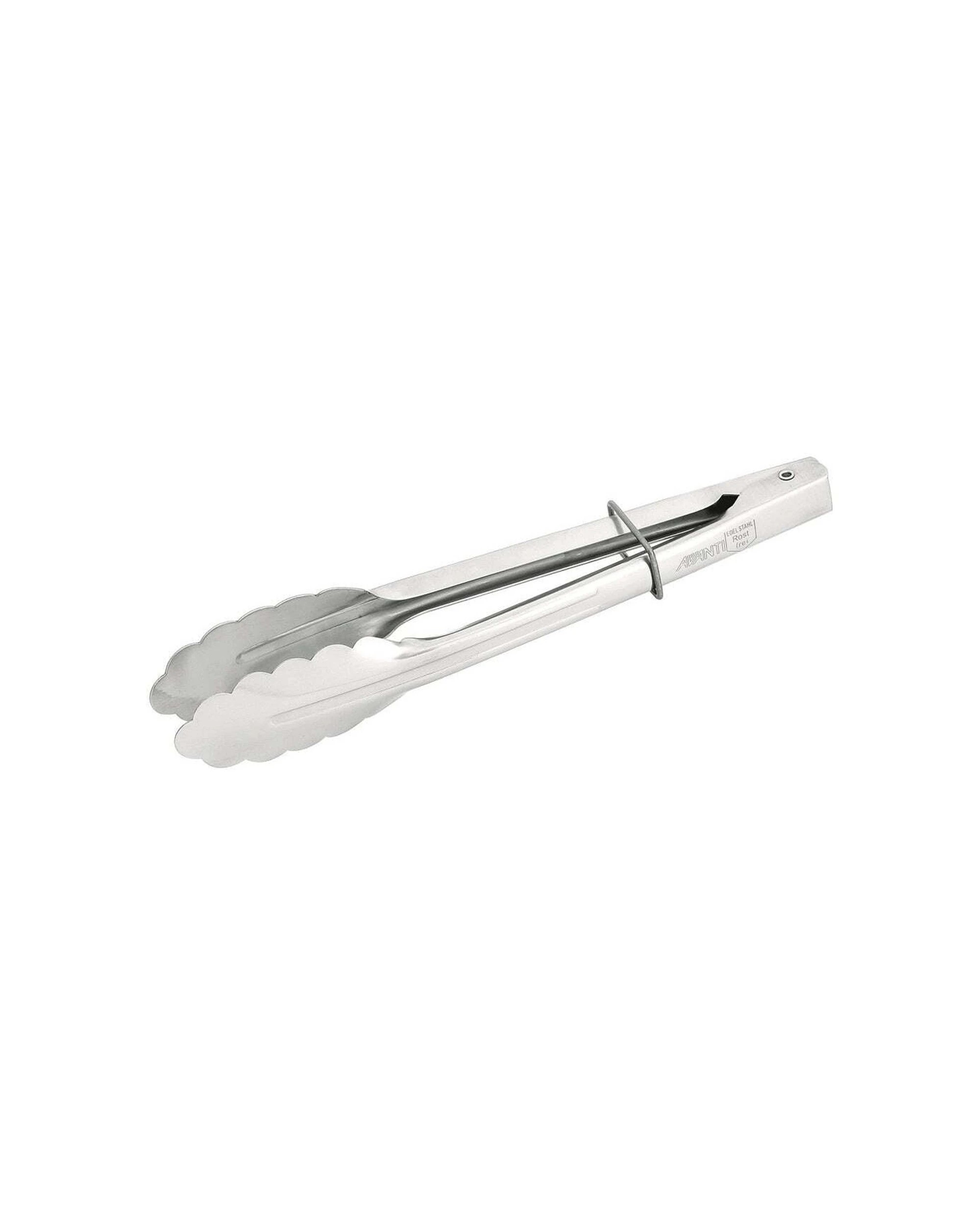 1 Avanti 23cm Stainless Steel Tongs With Lock Ring Dishwasher Safe Kitchen Tool - Silver, 1 of 3