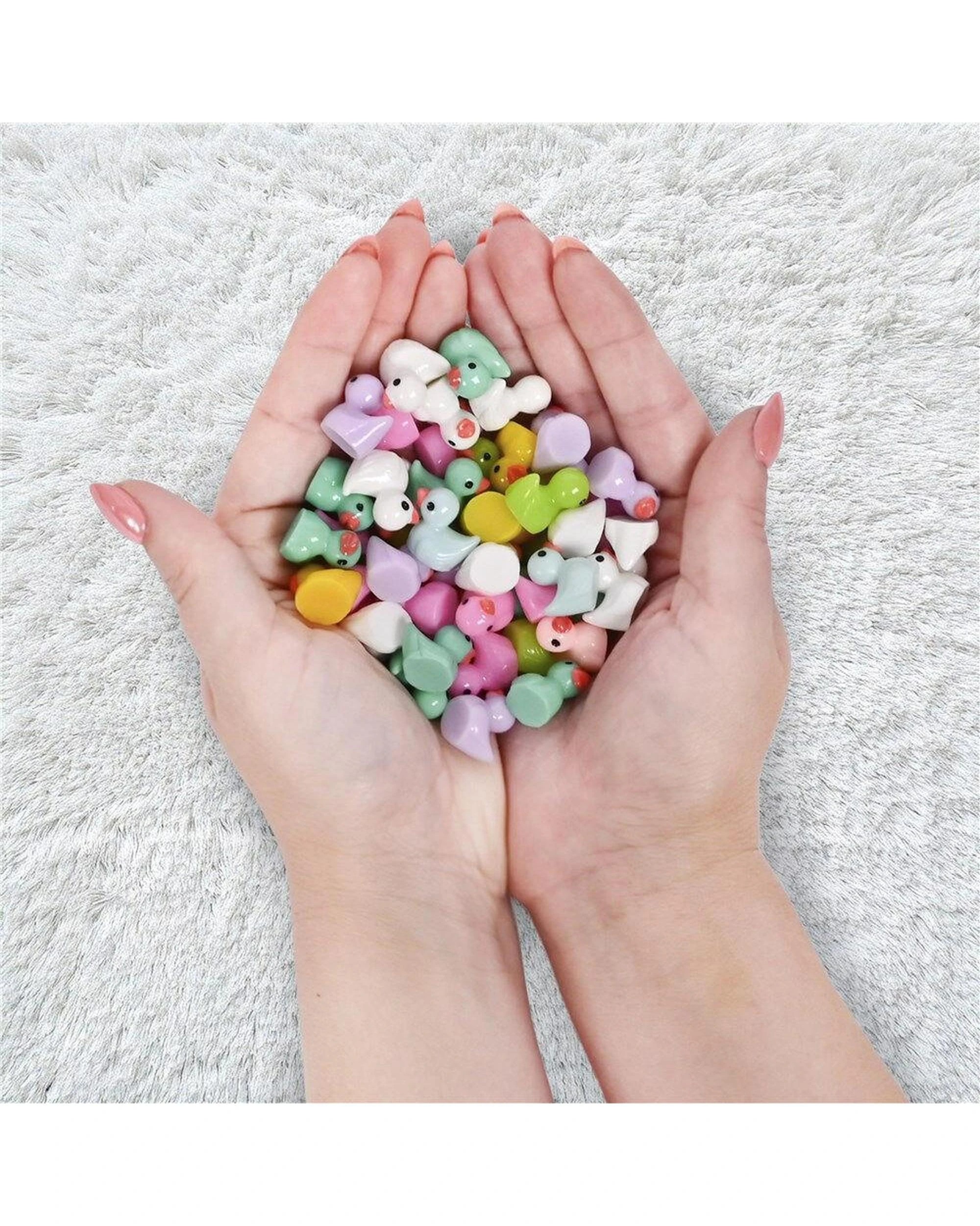 3 Impulse Micro Resin Ducks In Mesh Bag 4 x 50 Pieces Age 5y - Multi, 3 of 5