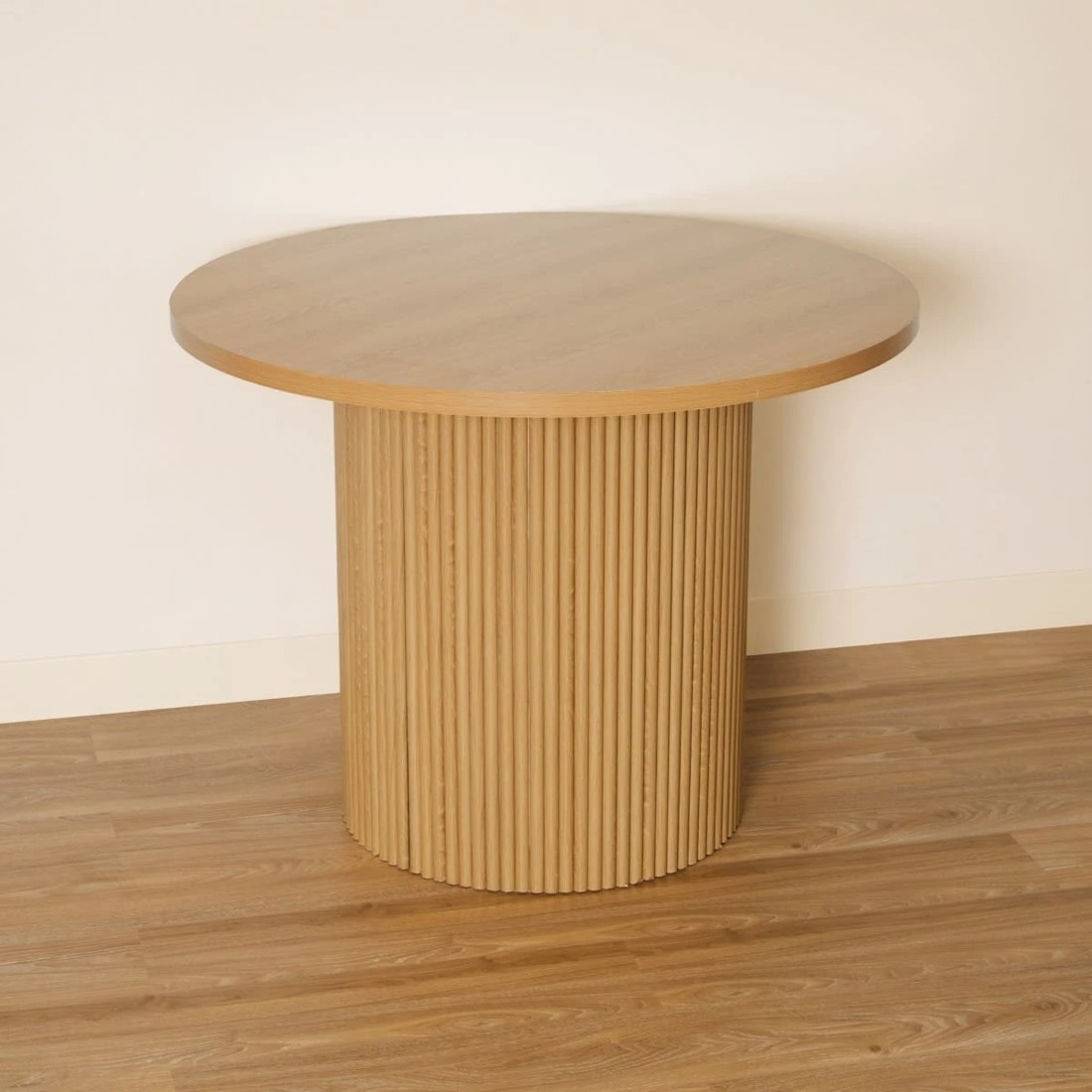 2 Ribbed Dining Table, 2 of 4