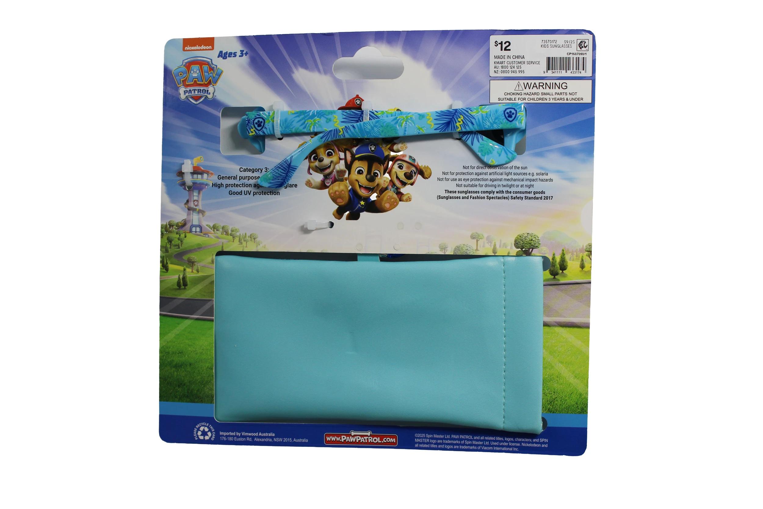 2 PAW Patrol License Sunglasses and Case Set Paw Patrol, 2 of 8