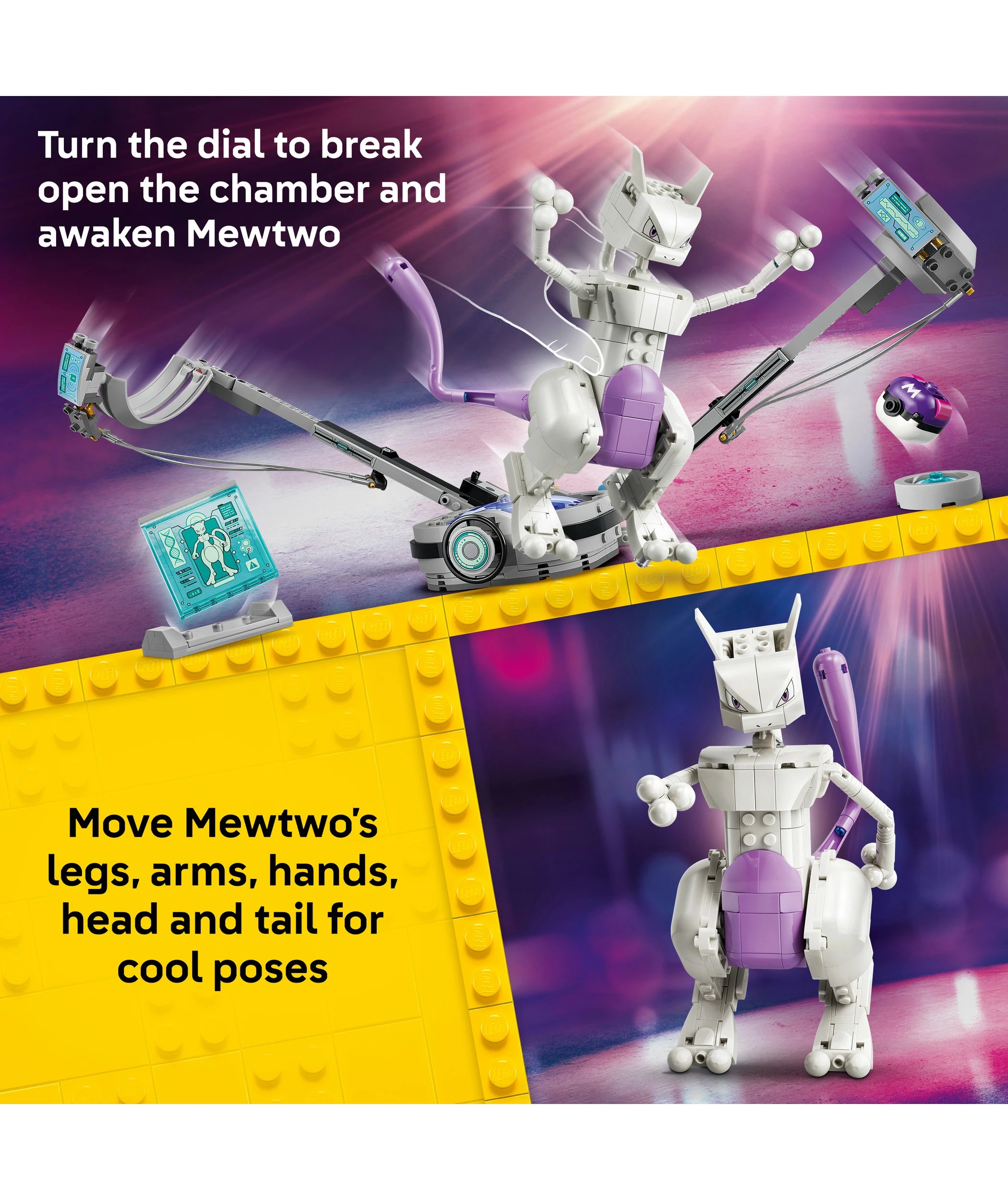 5 LEGO Pokemon SMART Play: Mewtwo's Lab Break 72163, 5 of 11