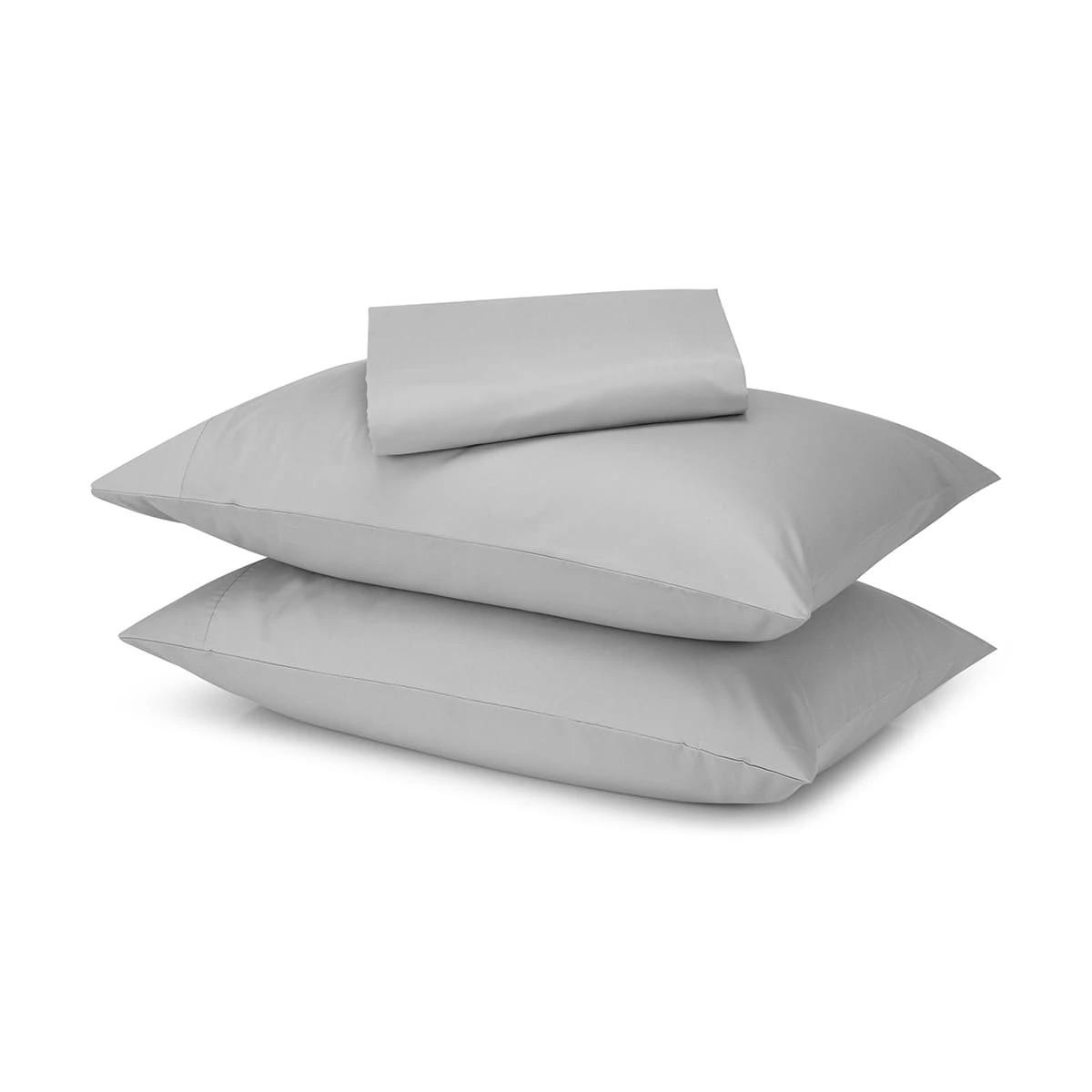 4 500 Thread Count Cotton Sheet Set - Queen Bed, Silver, 4 of 10