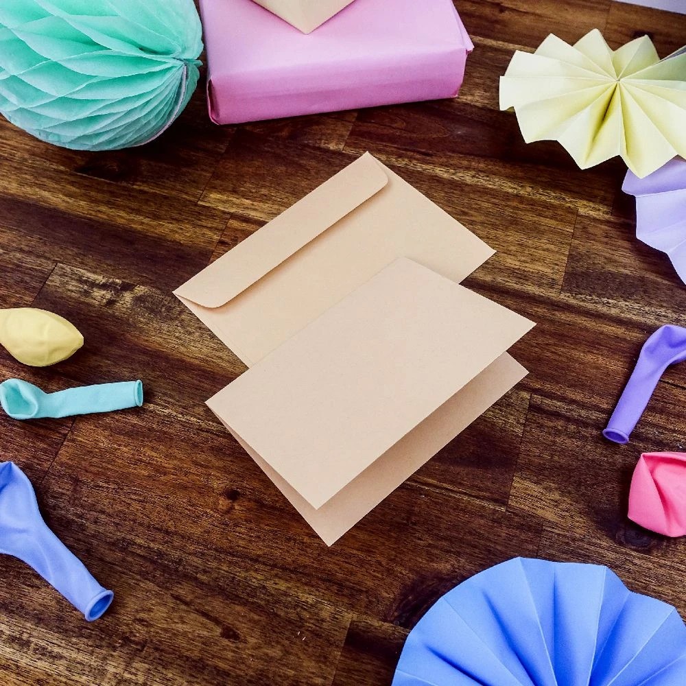 5 Quill A6 Cards and Envelopes Kraft 30 Pack, 5 of 5