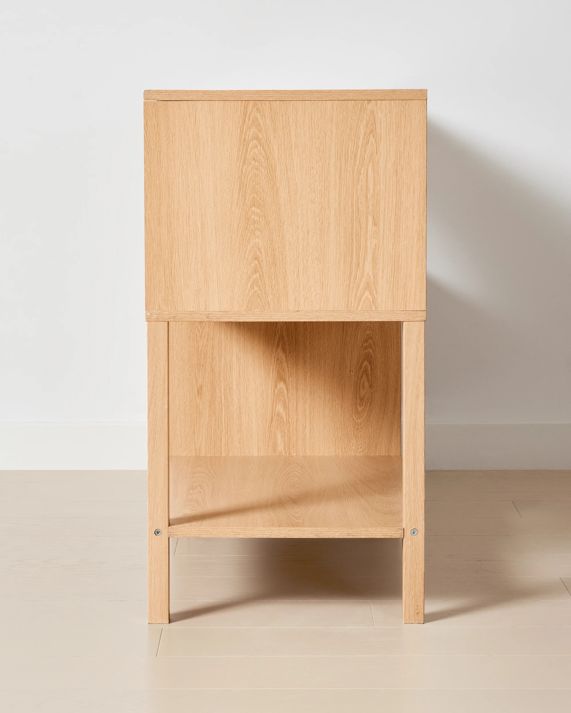 3 Ryan Wide Bookshelf with Doors - Oak, 3 of 7