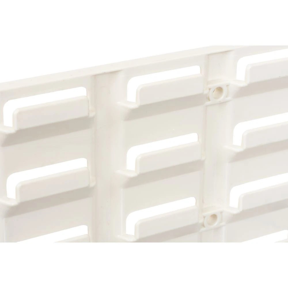 3 Wall Mounted Louvre Panel for Tech Bins 450 x 152mm, 3 of 5