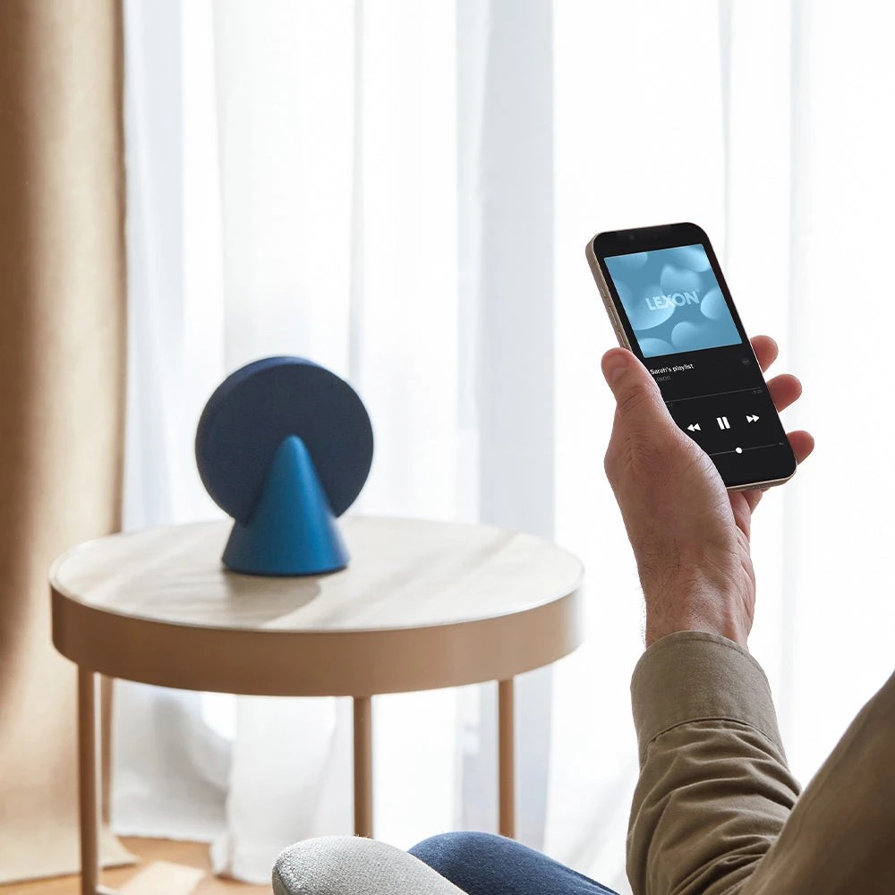9 Lexon Conic 360 Bluetooth Speaker - Blue - Blue, 9 of 9