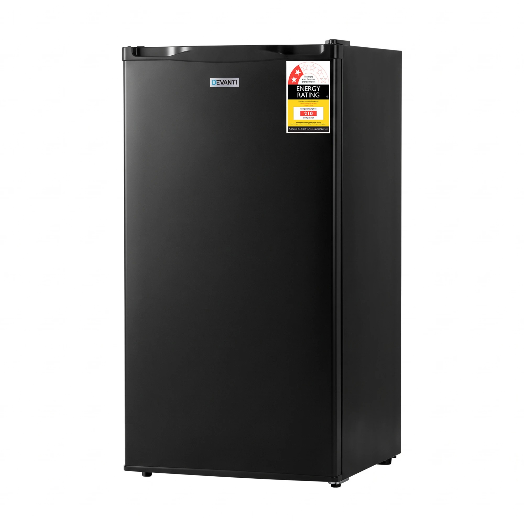 3 Devanti 81L Upright Freezer Fridge- Black, 3 of 9