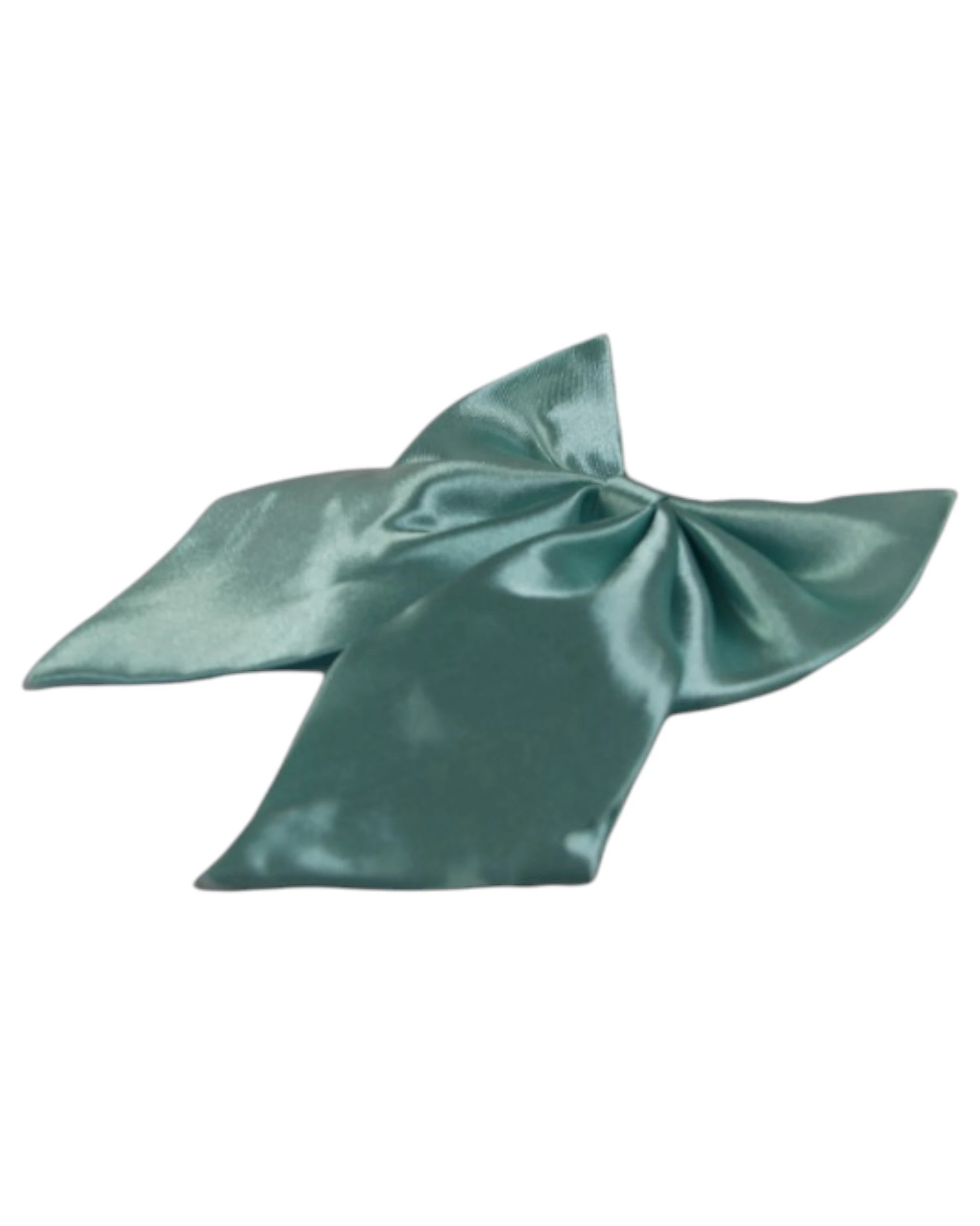 3 Zasel Womens Plain Shirt Collar Bow Tie - Blue, 3 of 3