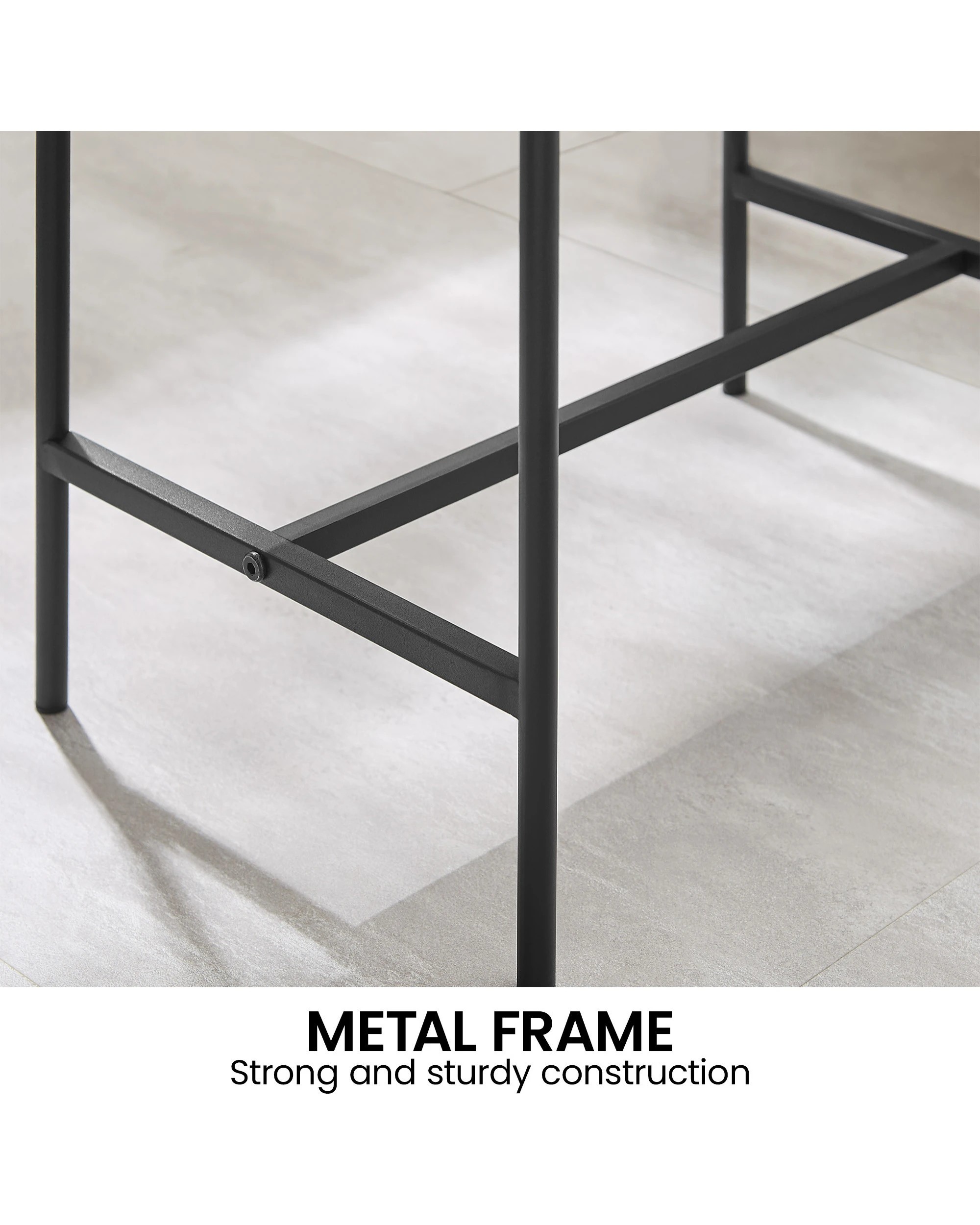 8 Sarantino Cecil Slender Fluted Bedside Table In Black, 8 of 10