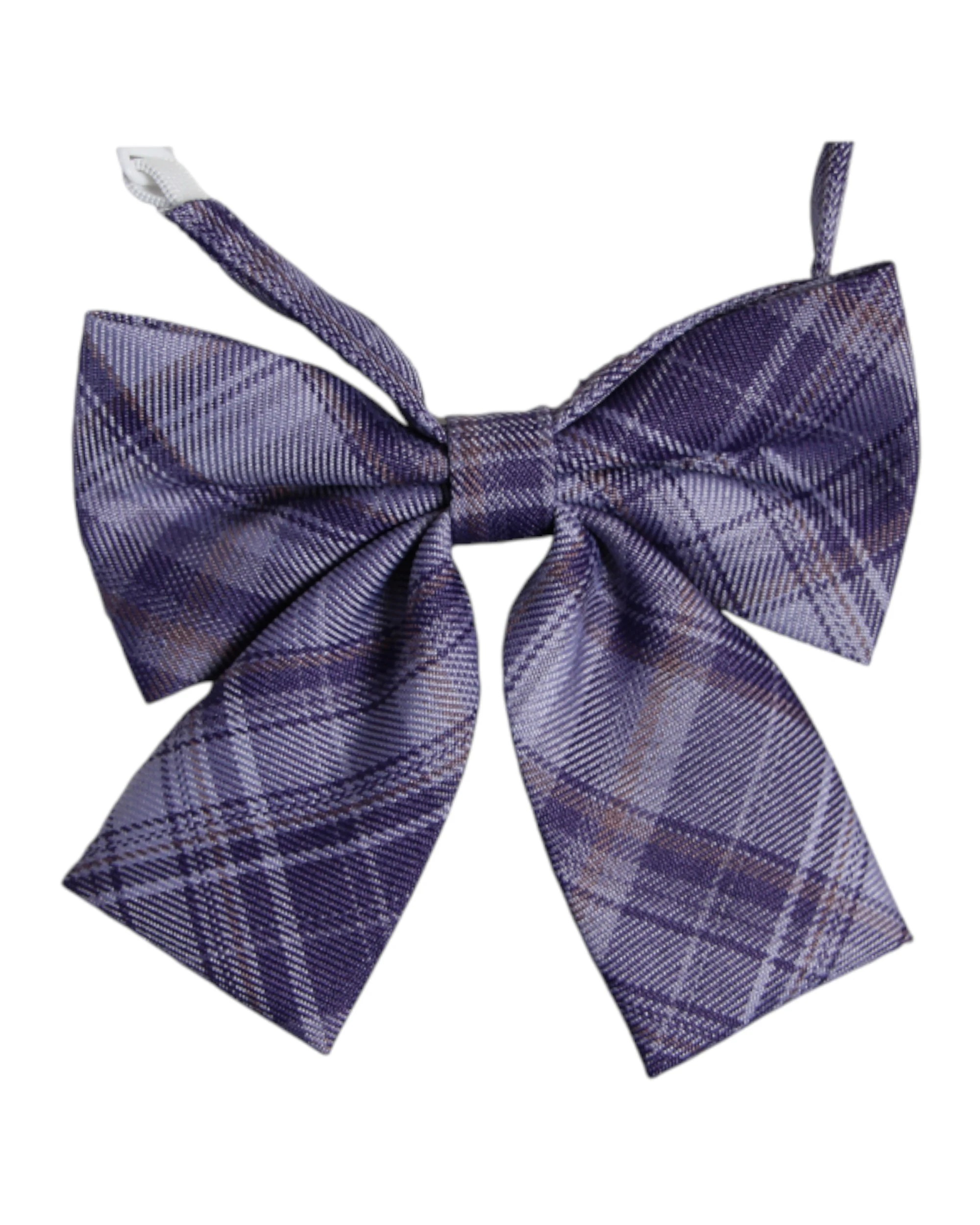 1 Zasel Womens Shades Of Purple Tarten Patterned Shirt Collar Bow Tie - Multi - Multi, 1 of 3