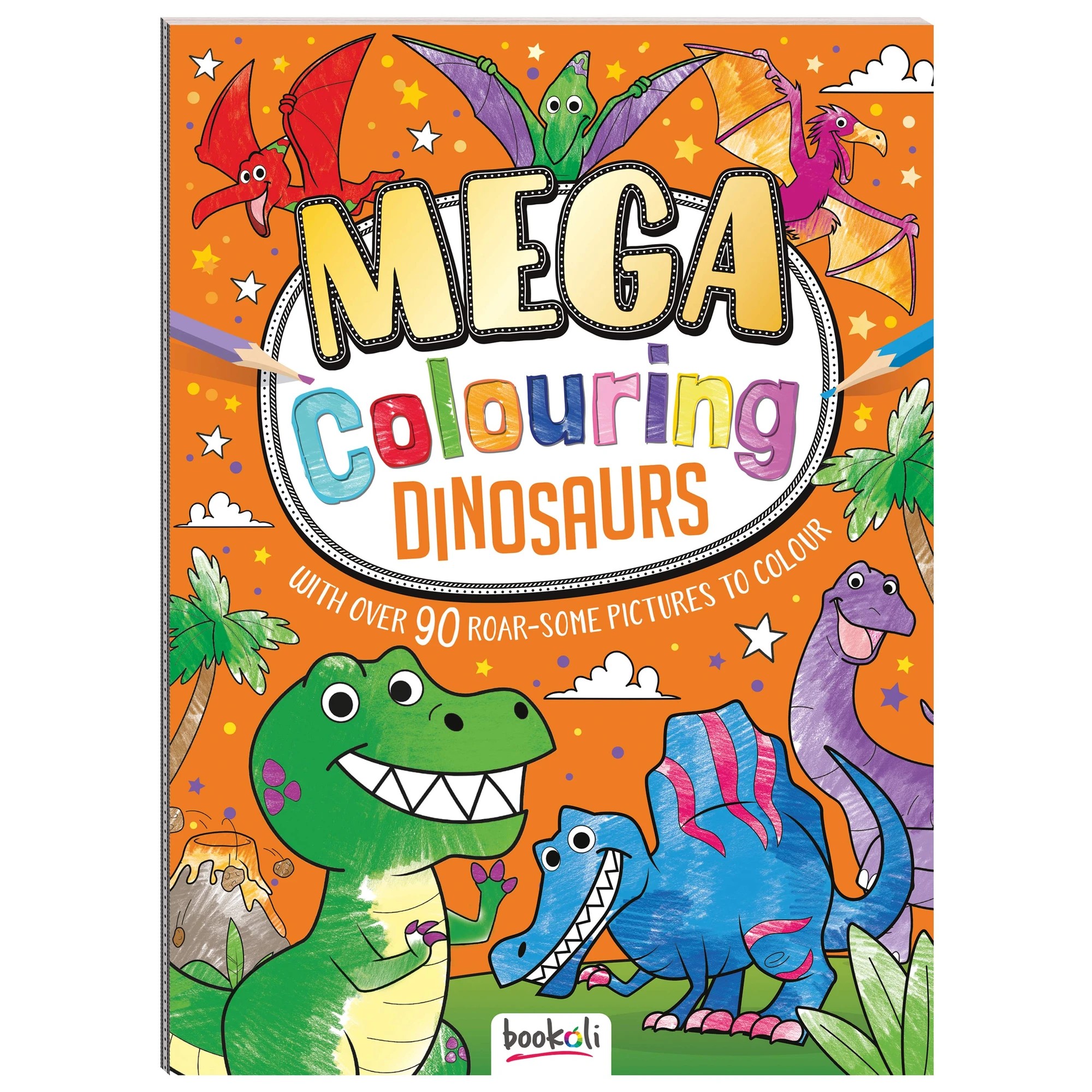 1 Mega Colouring Dinosaurs by Ed Myer - Book, 1 of 4