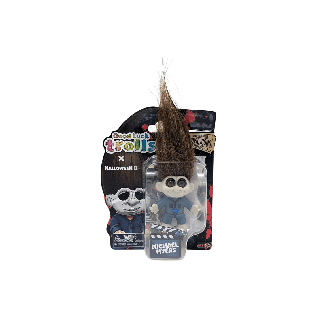 1 Headstart Good Luck Trolls Movie Icons Collabs Halloween II Michael Myers Doll, 1 of 3