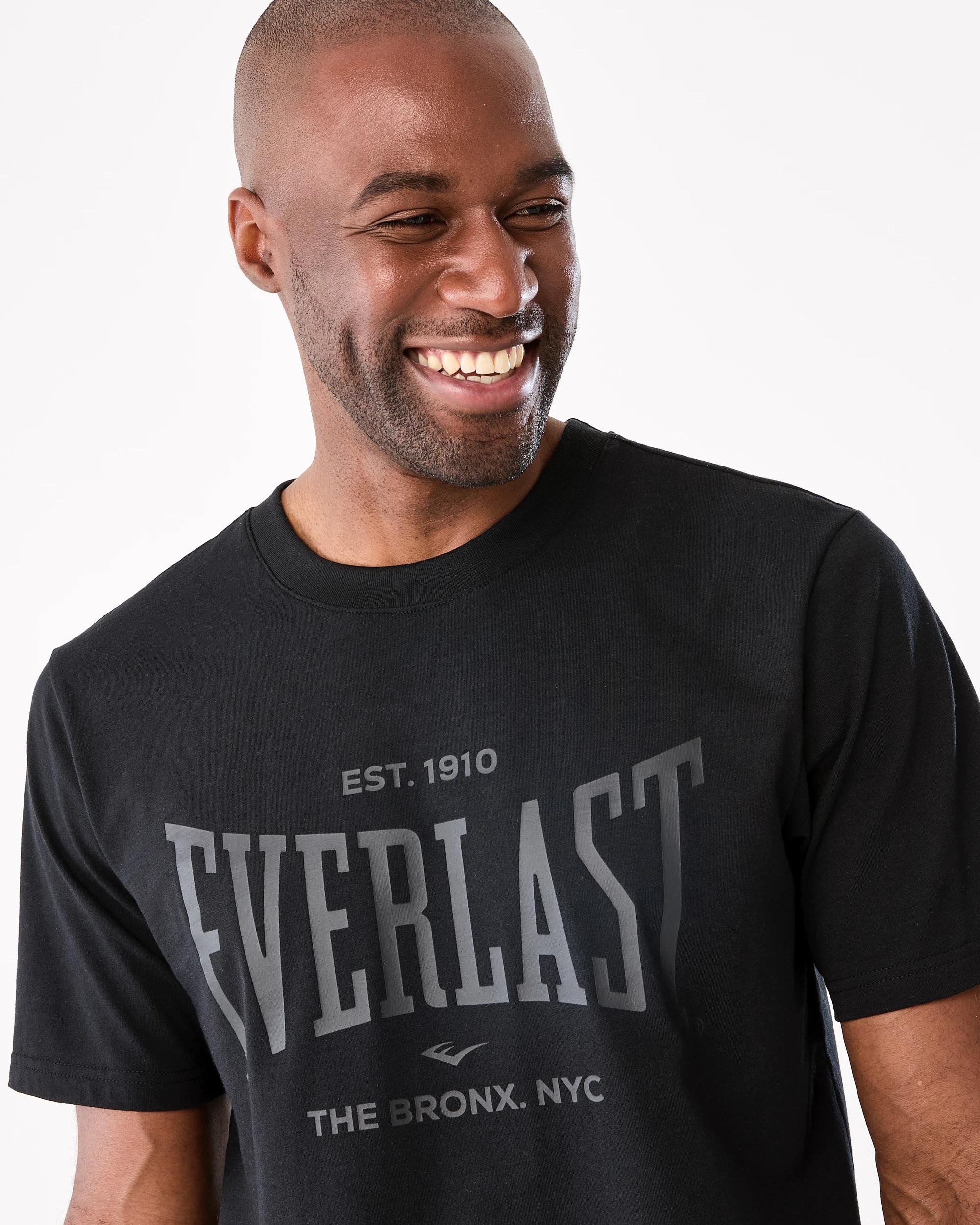 4 Everlast Mens Bronx T-shirt Black, 4 of 7