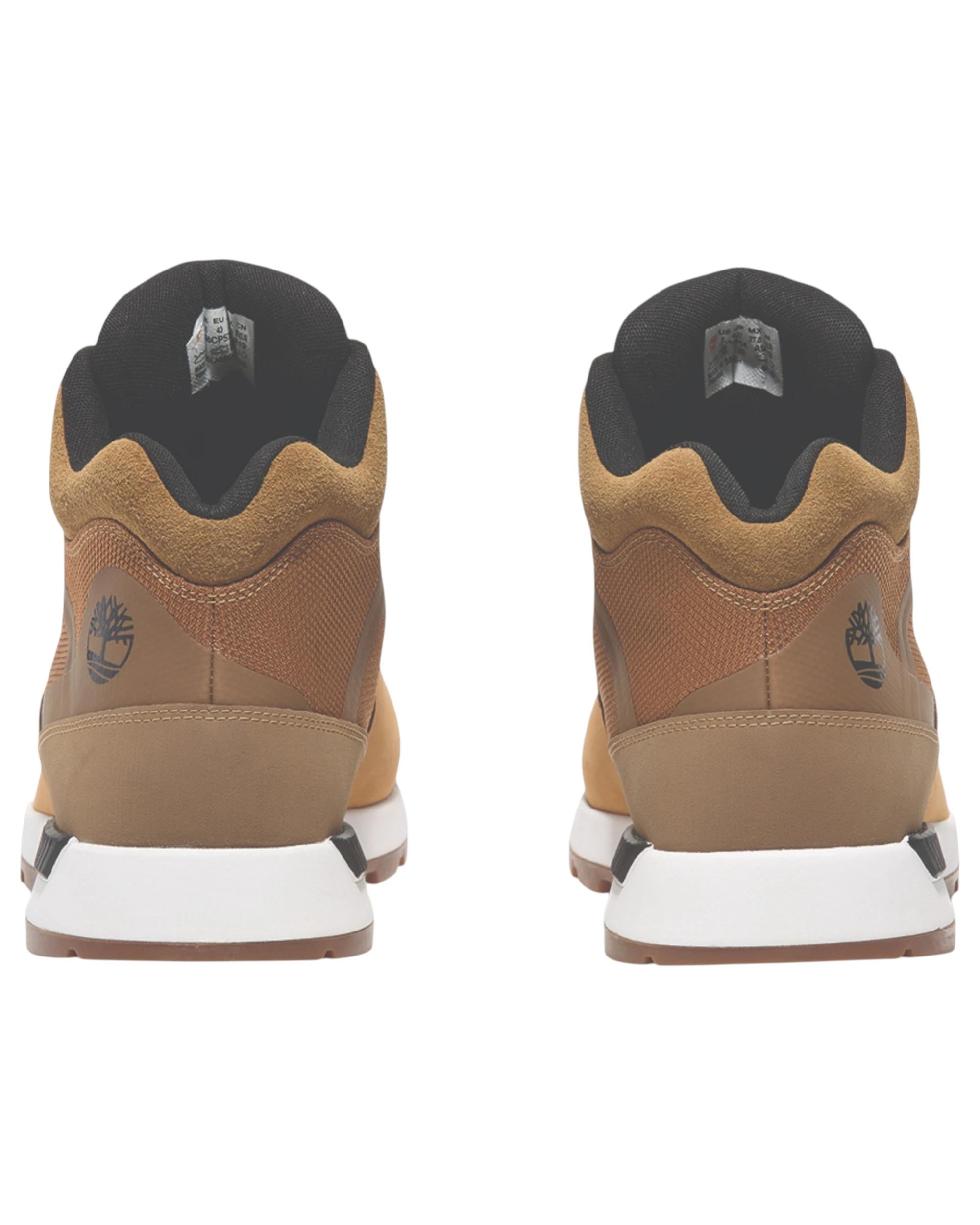 4 Timberland Mens Sprint Trekker Mid Lace-Up Sneakers Brown Shoes BROWN, 4 of 8