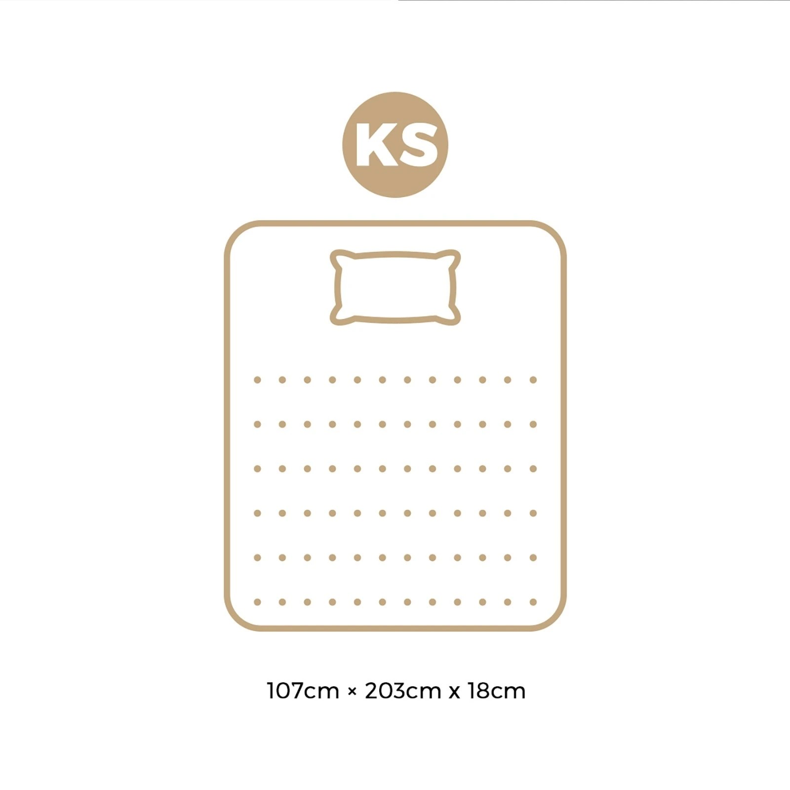 4 Bedra Bedding Mattress Luxury Bed Bonnell Spring Foam Medium 18cm King Single
 - Multi, 4 of 10