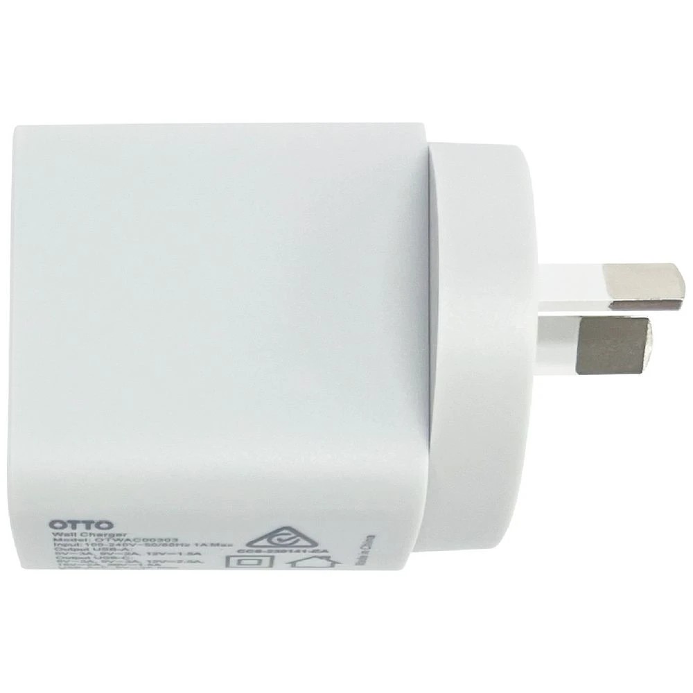 6 Otto 30W 2-Port USB-C + USB-A Wall Charger Pastel Grey, 6 of 7