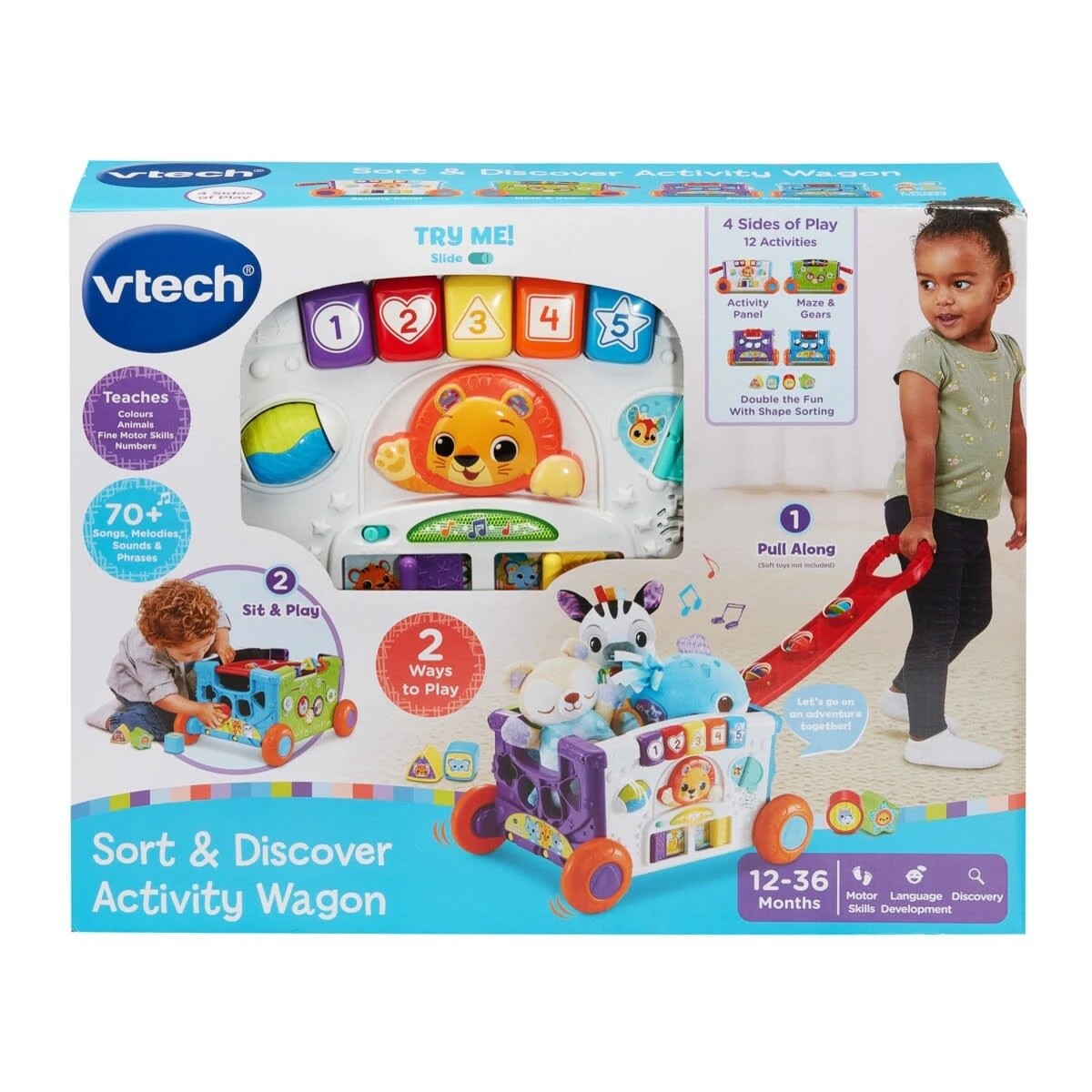 1 VTech Sort & Discover Activity Wagon, 1 of 9