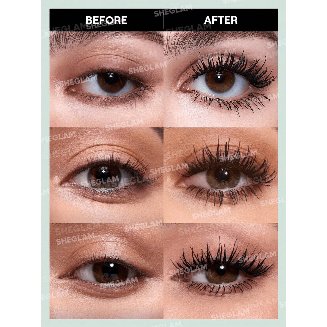 3 SHEGLAM All-In-One Volume & Length Mascara - Washable Black, 3 of 6