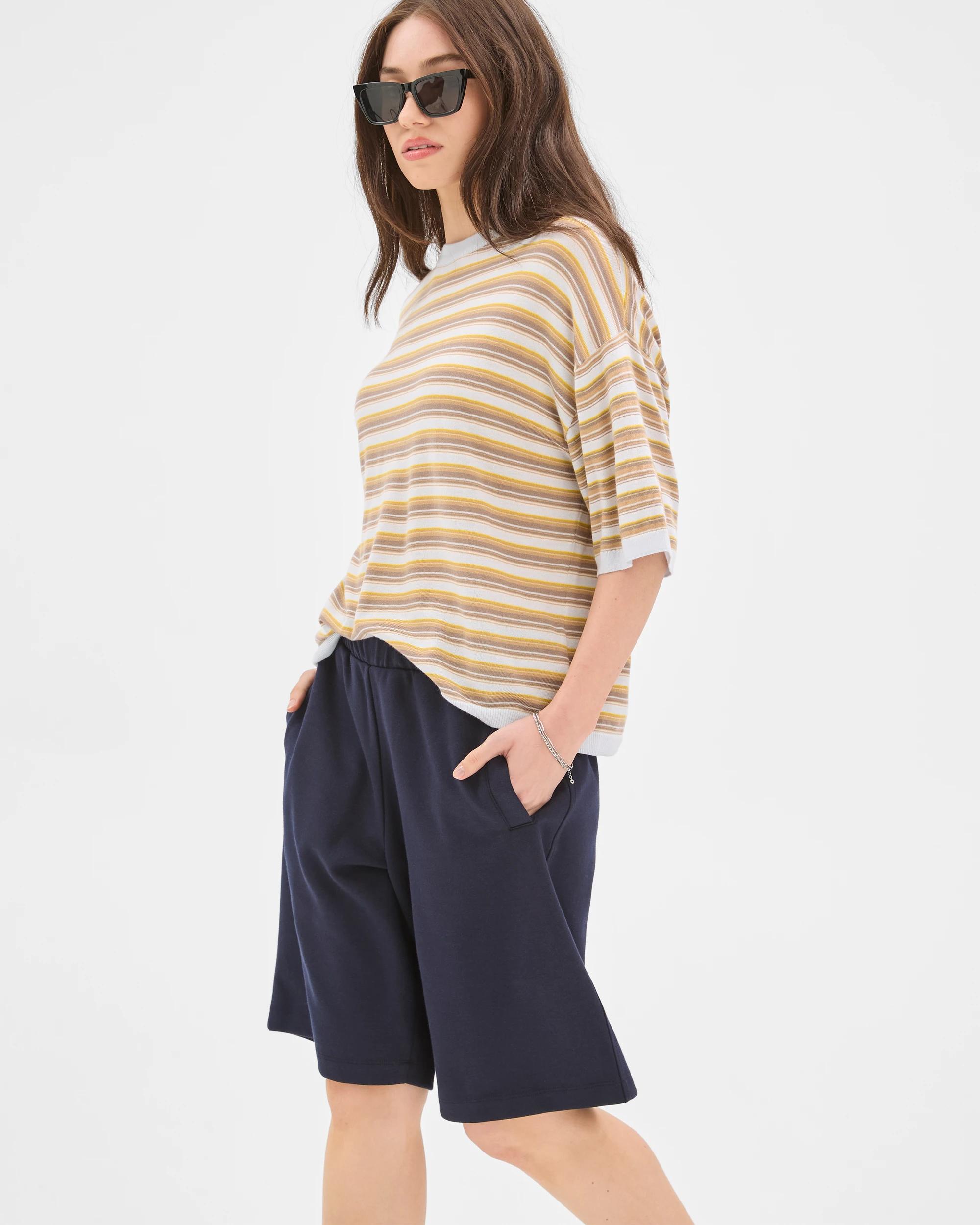 3 Lily Loves Fleece Shorts DEEP NAVY, 3 of 6