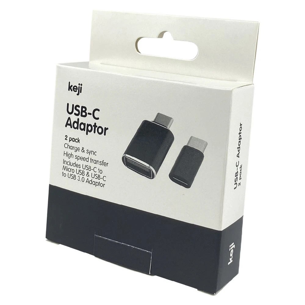 2 Keji Adapter USB-C to Micro USB & USB-C to USB 3.0, 2 of 3