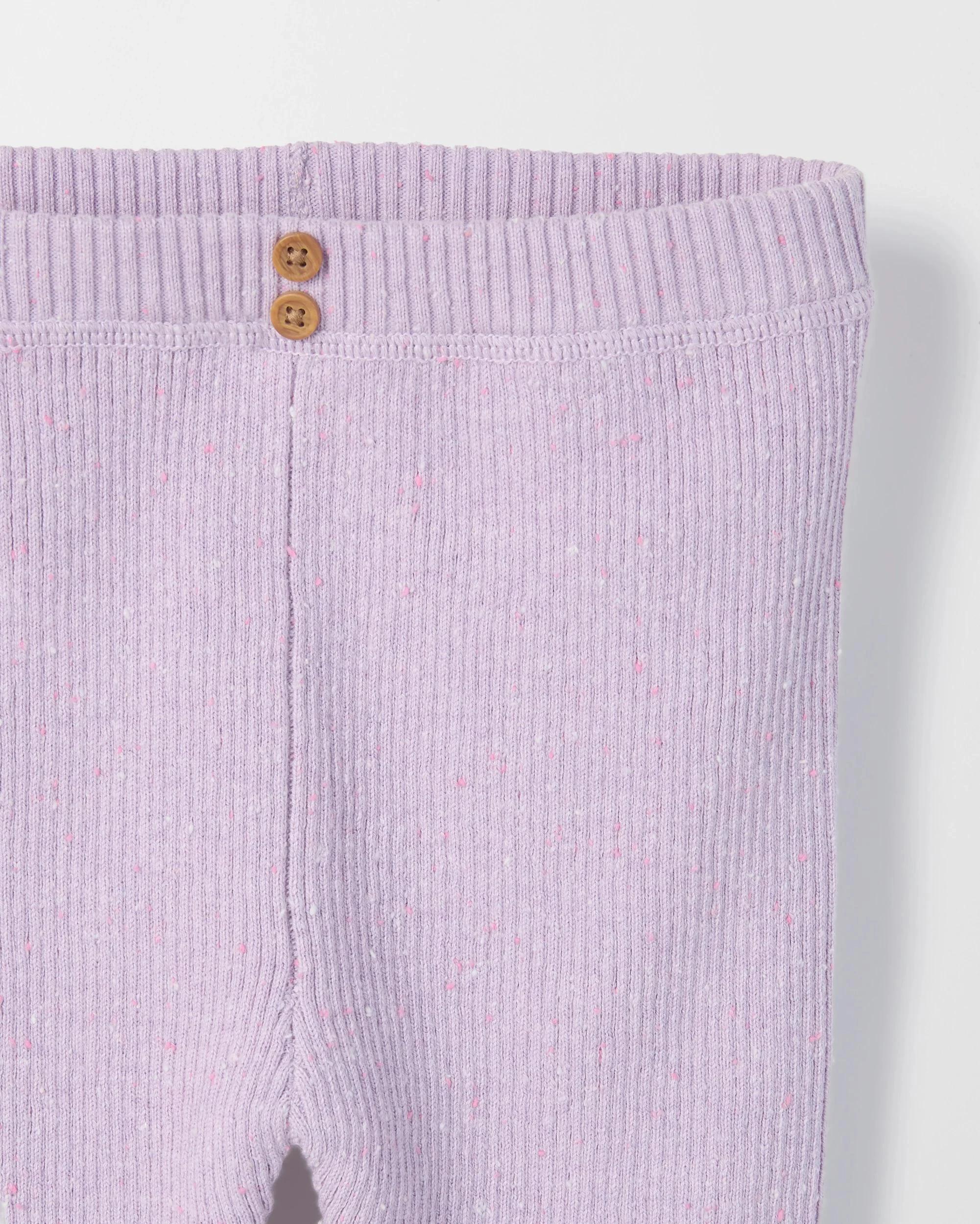 2 Target Baby Baby Organic Cotton Rib Knit Pants PASTEL LILAC, 2 of 2