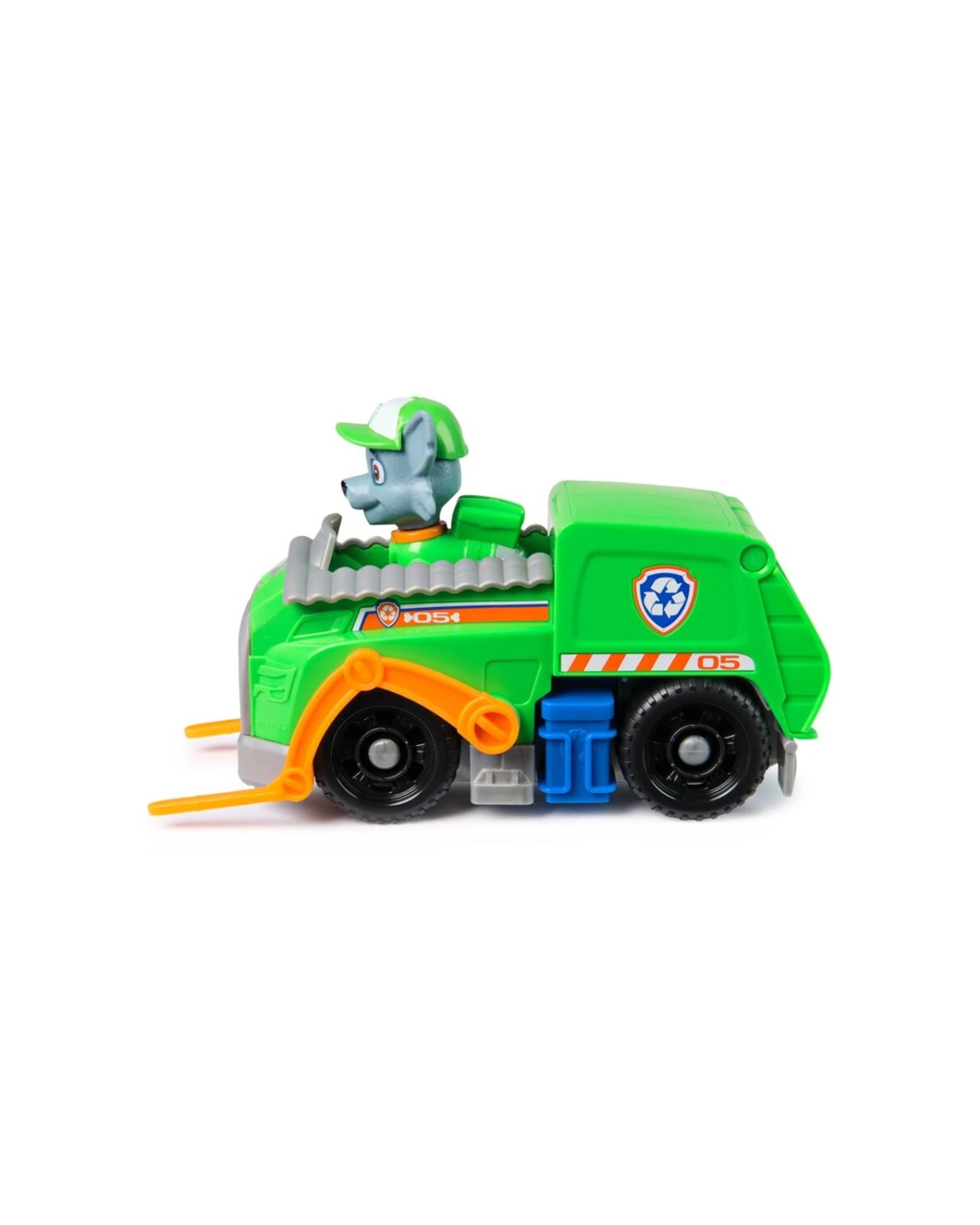 6 Paw Patrol 2pc Kids Sustainable Basic Toy Rescue Vehicle Rocky - Green, 6 of 6