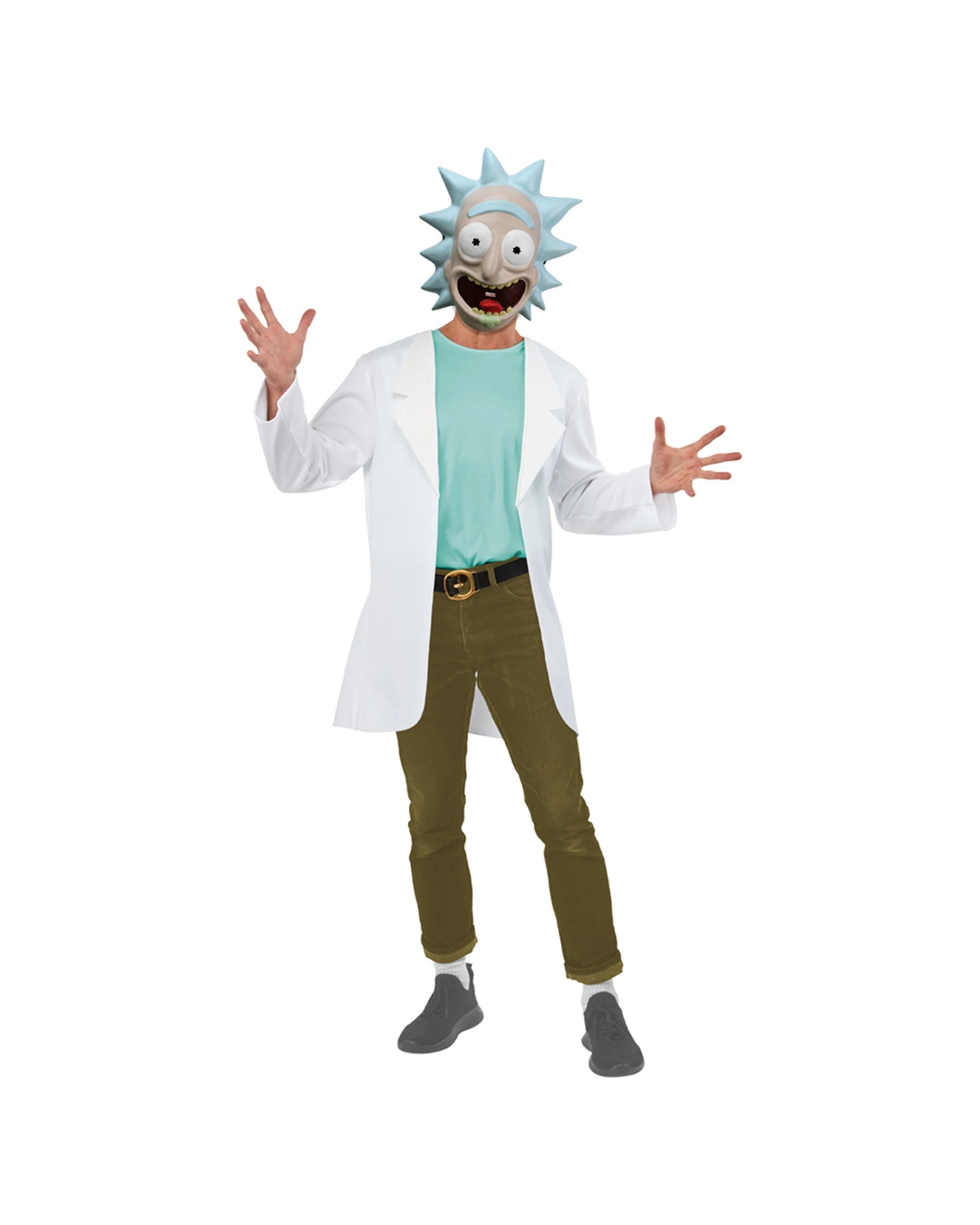 1 Rick & Morty Rick Adult Costume Party Dress Up Size M - Multi, 1 of 4