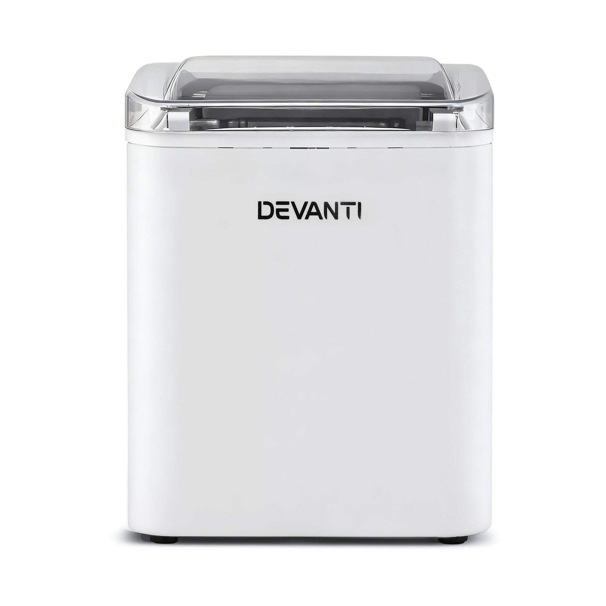 4 Devanti  Ice Maker Machine Portable Countertop w/Self Cleaning - White, 4 of 10