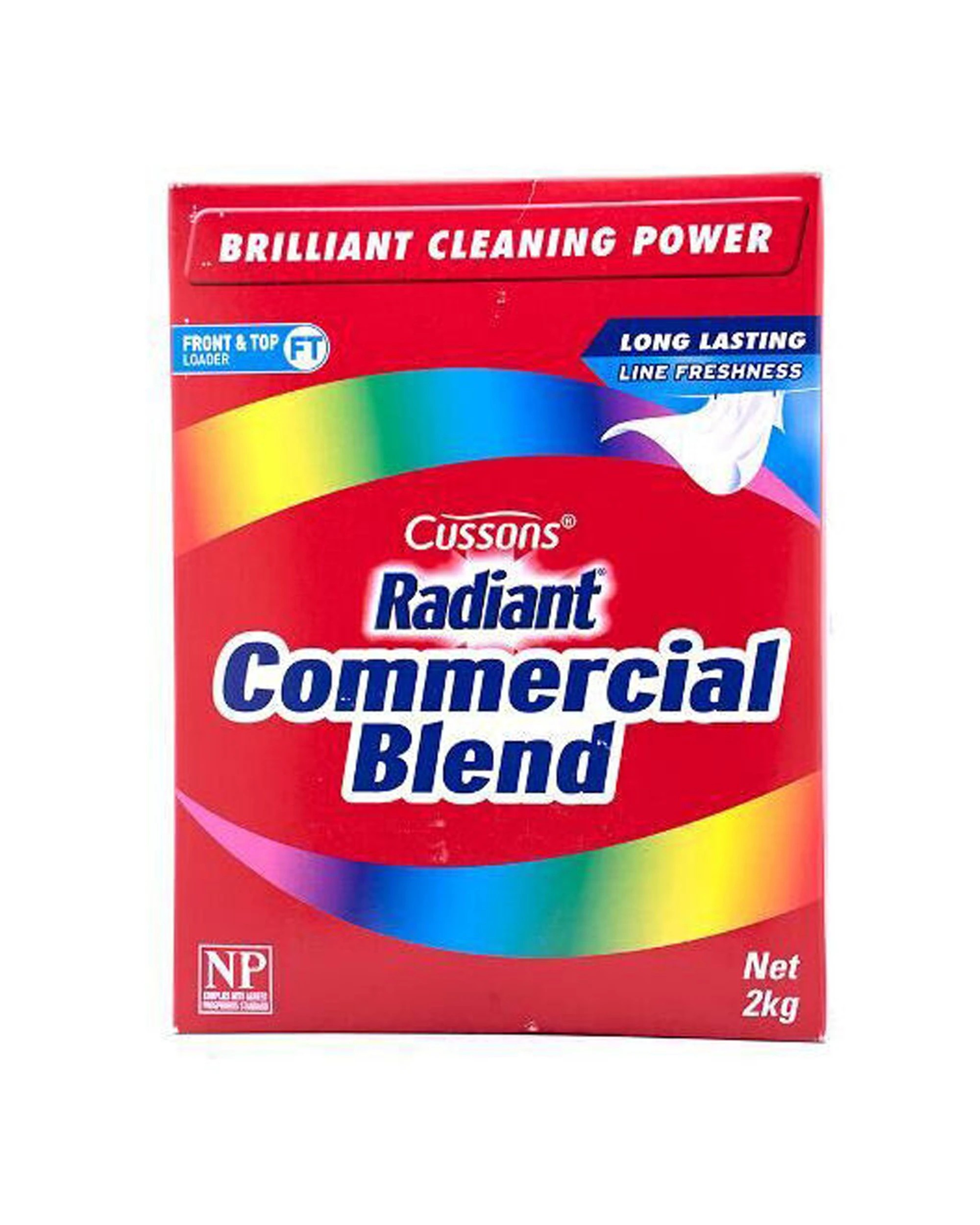 2 Cussons 3PK Cussons Radiant Commercial Blend Front Top Loader Laundry Powder 2kg - Red, 2 of 5