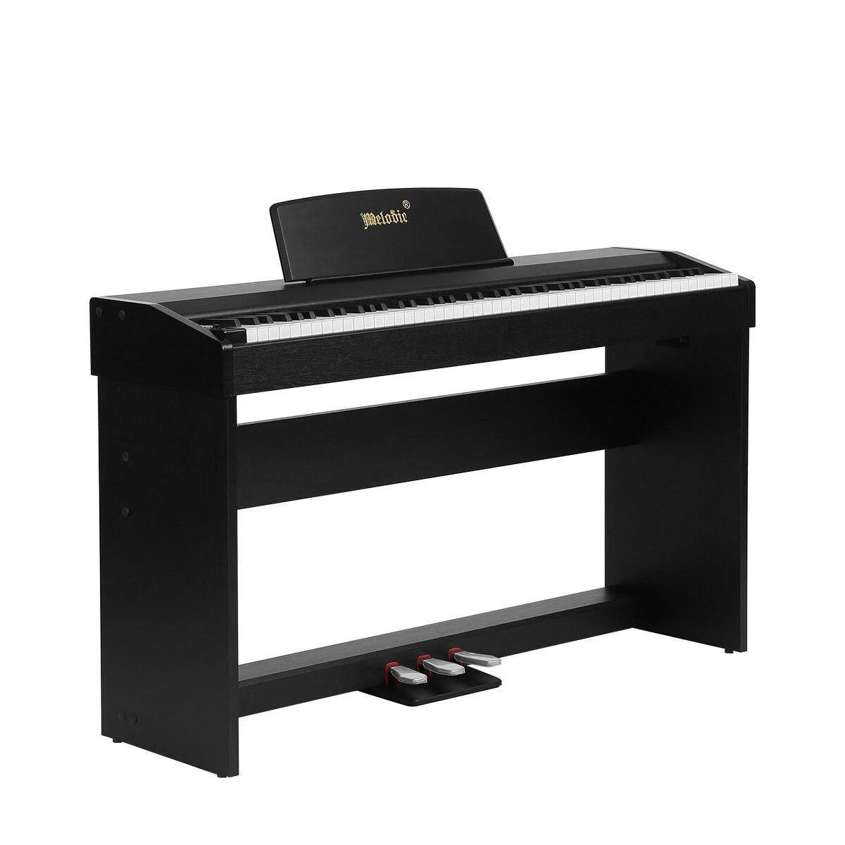 1 Melodic 88-Key Hammer Action Digital Piano w/ Weighted Keyboard, 1 of 4