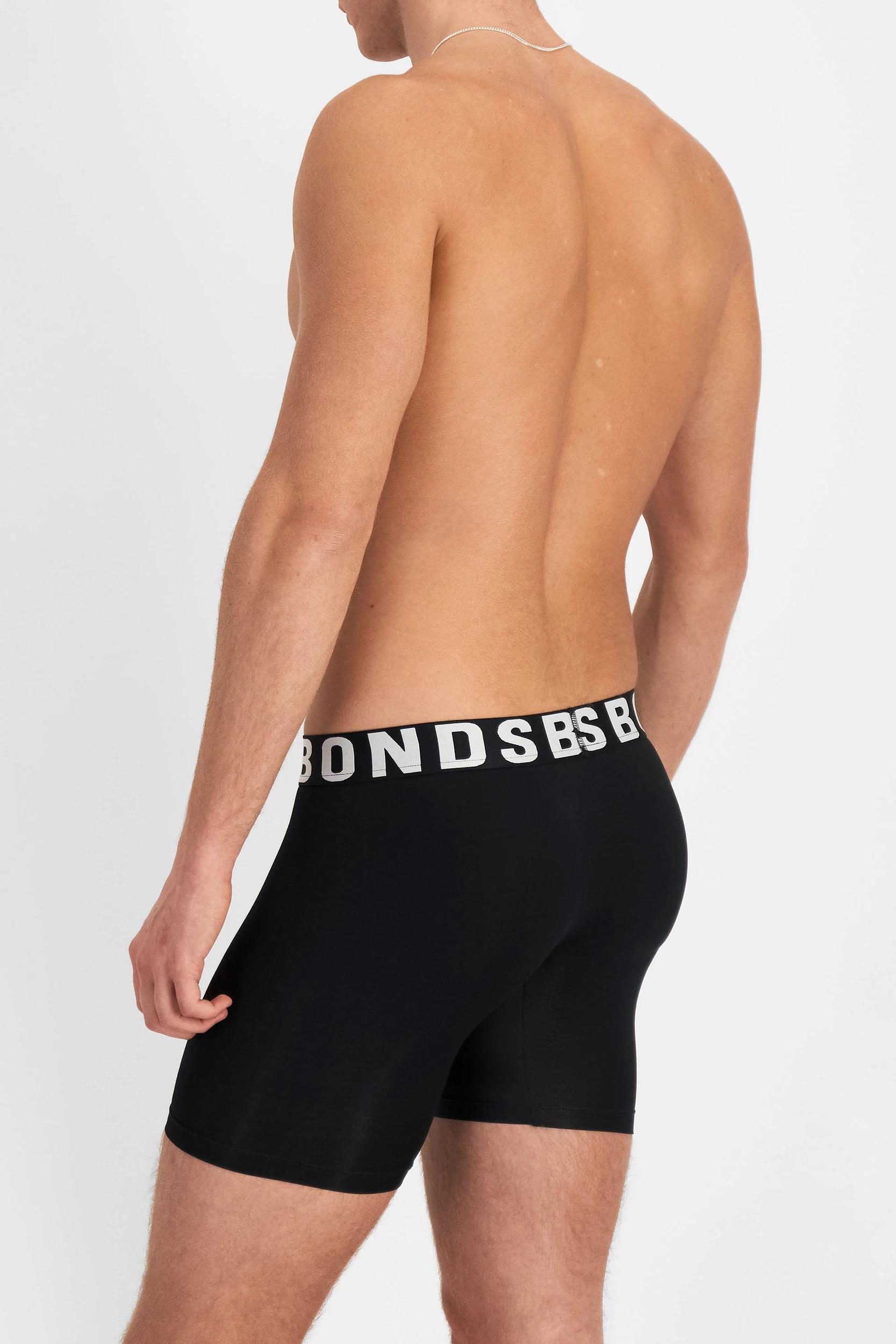 2 Bonds Men's Chafe Off Trunk BLACK, 2 of 5