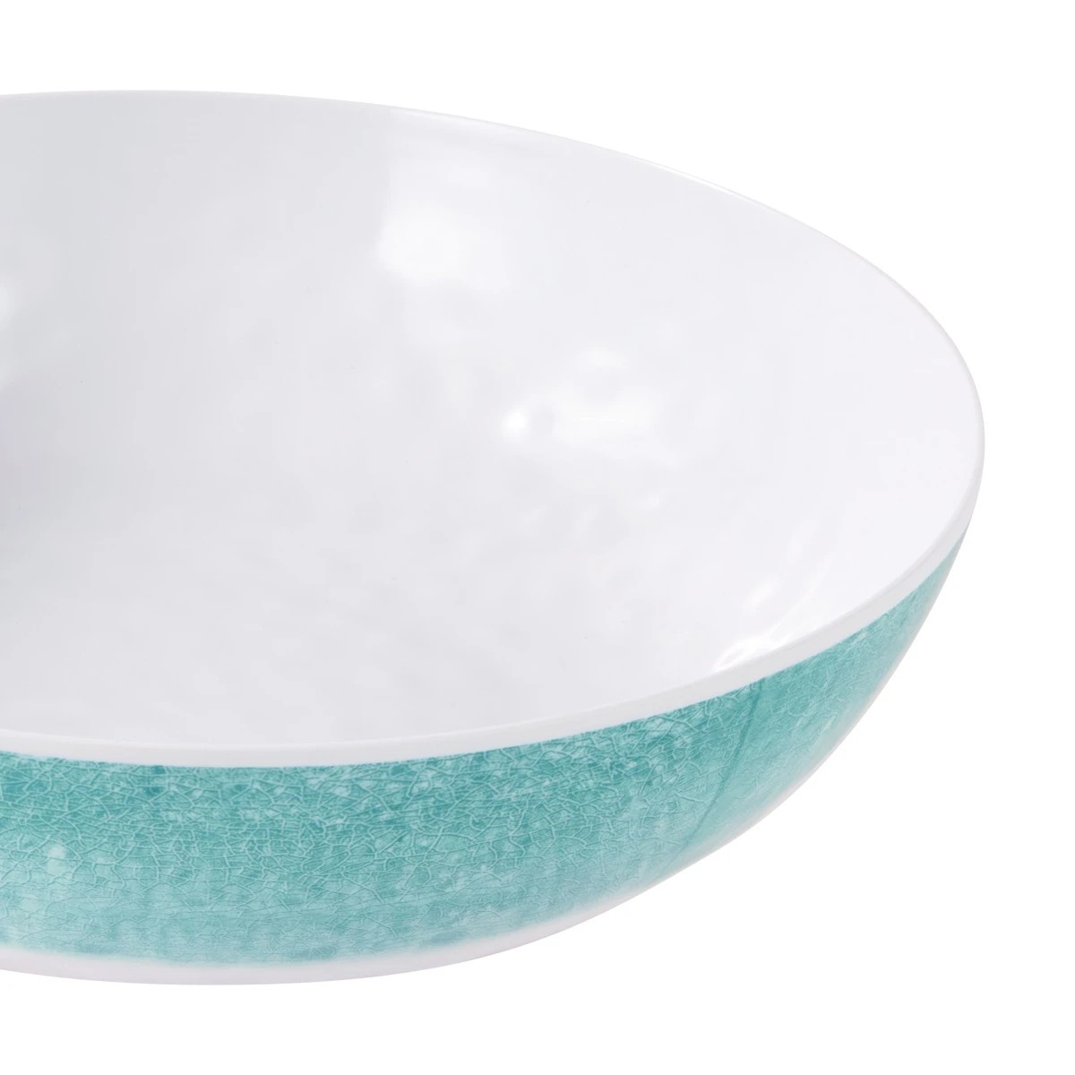 3 Mint Glazed Look Salad Bowl, 3 of 7