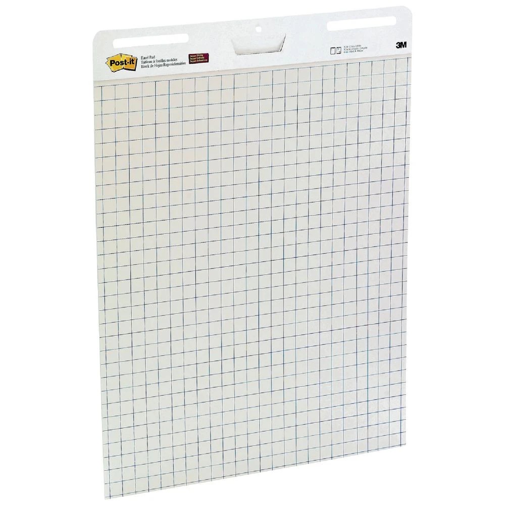 1 Post-it Grid Easel Pad 635 x 775mm Blue, 1 of 4