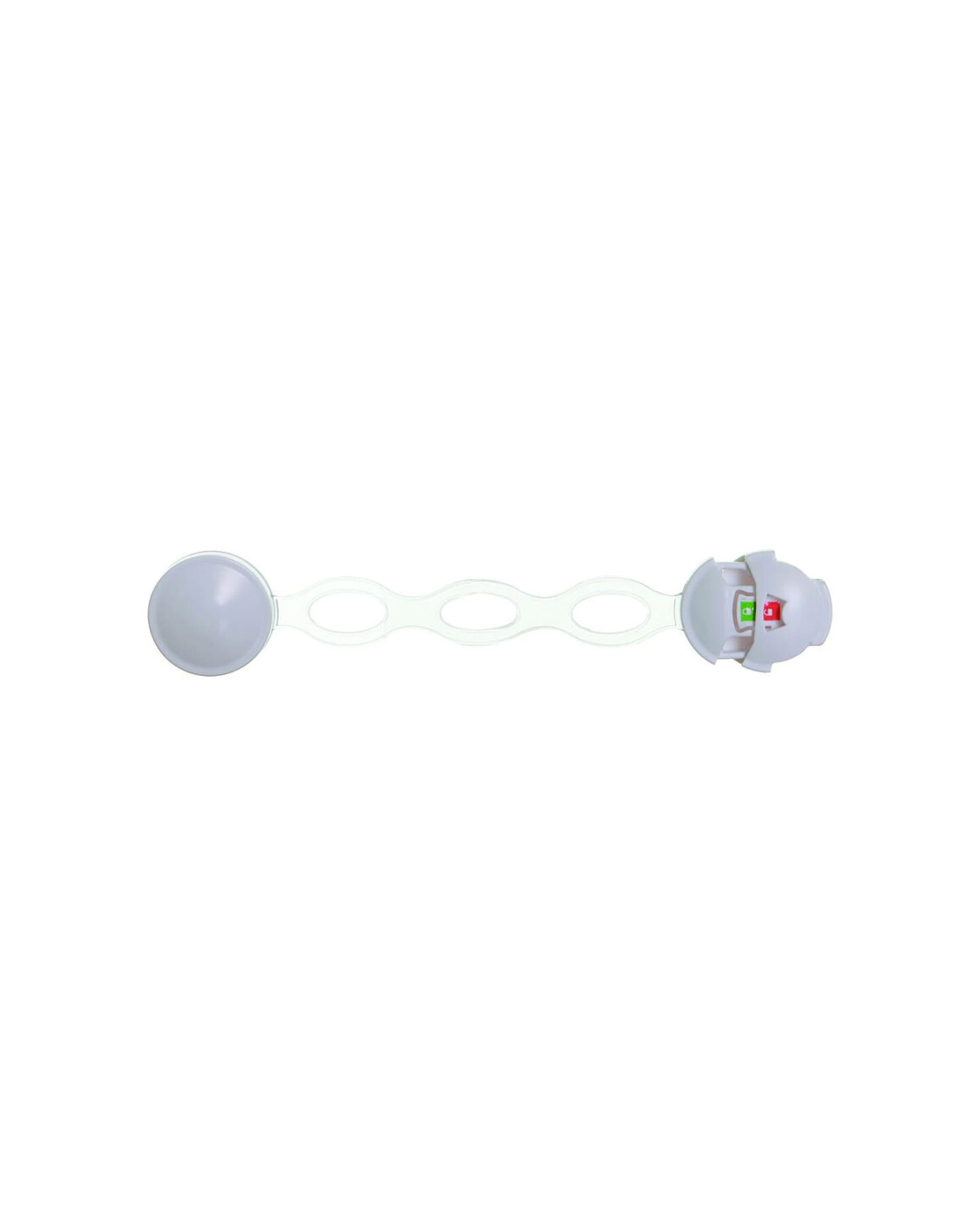 2 Dreambaby 3pc Ezy Check Multi Use Latch Safety Lock Flexible Durable - White, 2 of 3