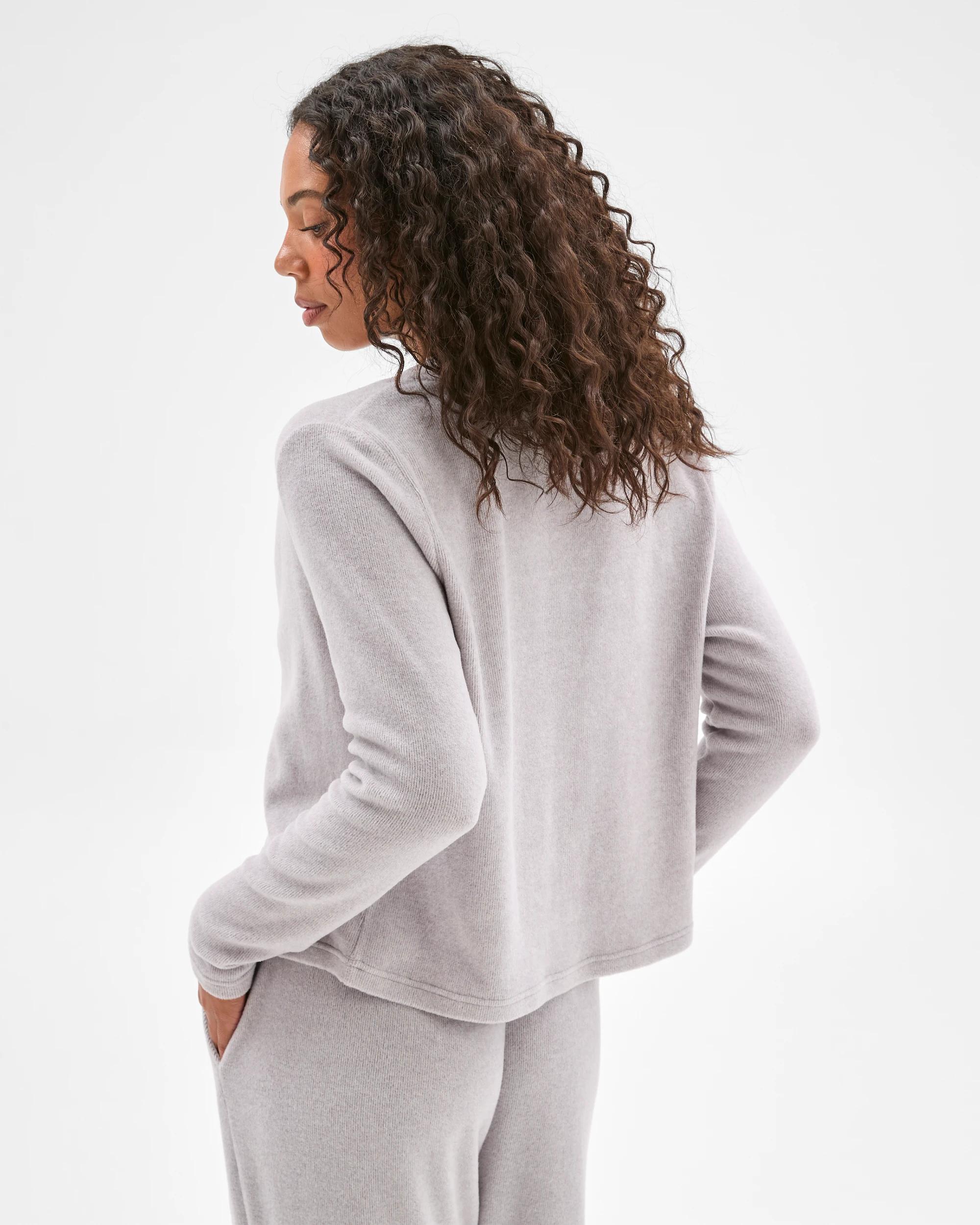6 Target Woman Cosy Sleep Cardigan GREY, 6 of 6