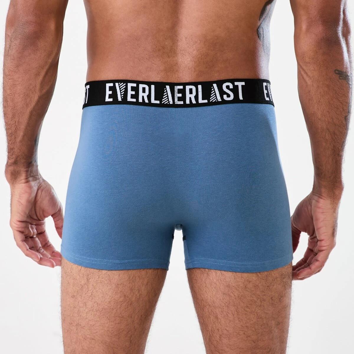 6 3 Pack Everlast Mens Workwear Trunks BLUE CAMO, 6 of 7