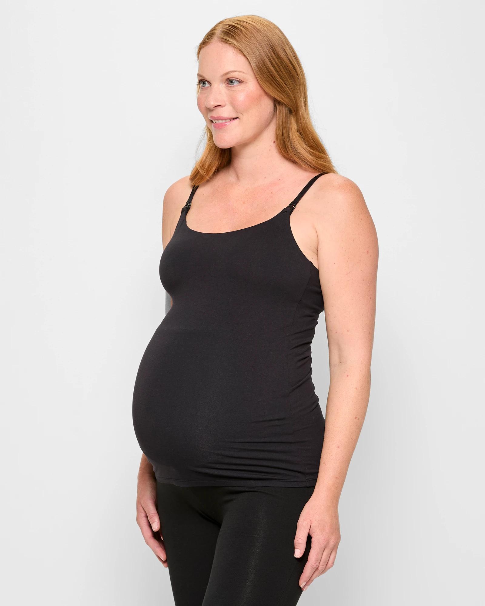 4 Target Organic Cotton Maternity Nursing Cami BLACK, 4 of 4