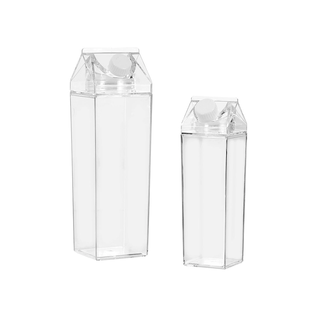 6 Boxsweden 1l Crystal Fridge Bottle Water/juice Beverage Clear Storage W/ Lid
 - Clear, 6 of 7