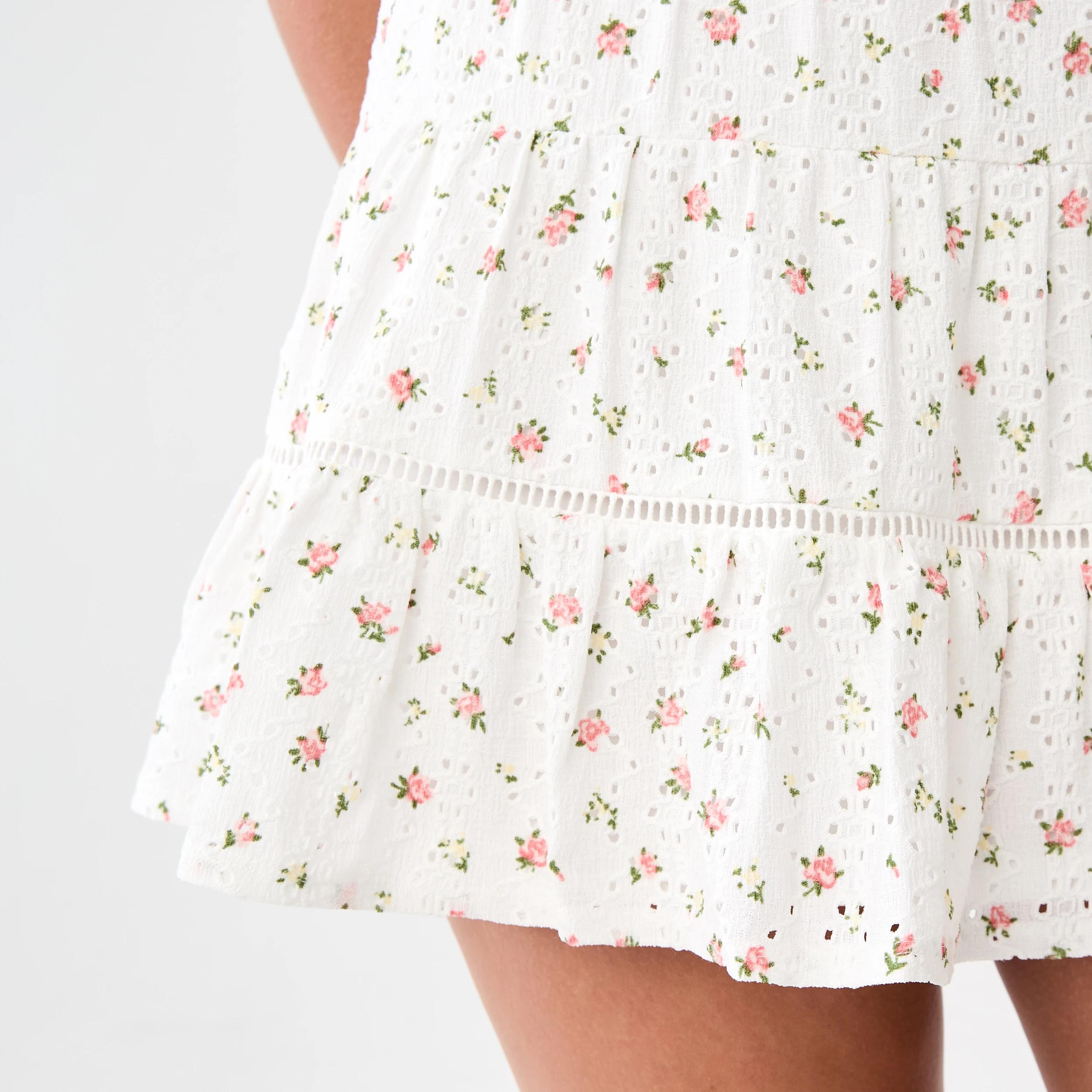 5 Trim Mini Skirt Pink Ditsy, 5 of 6