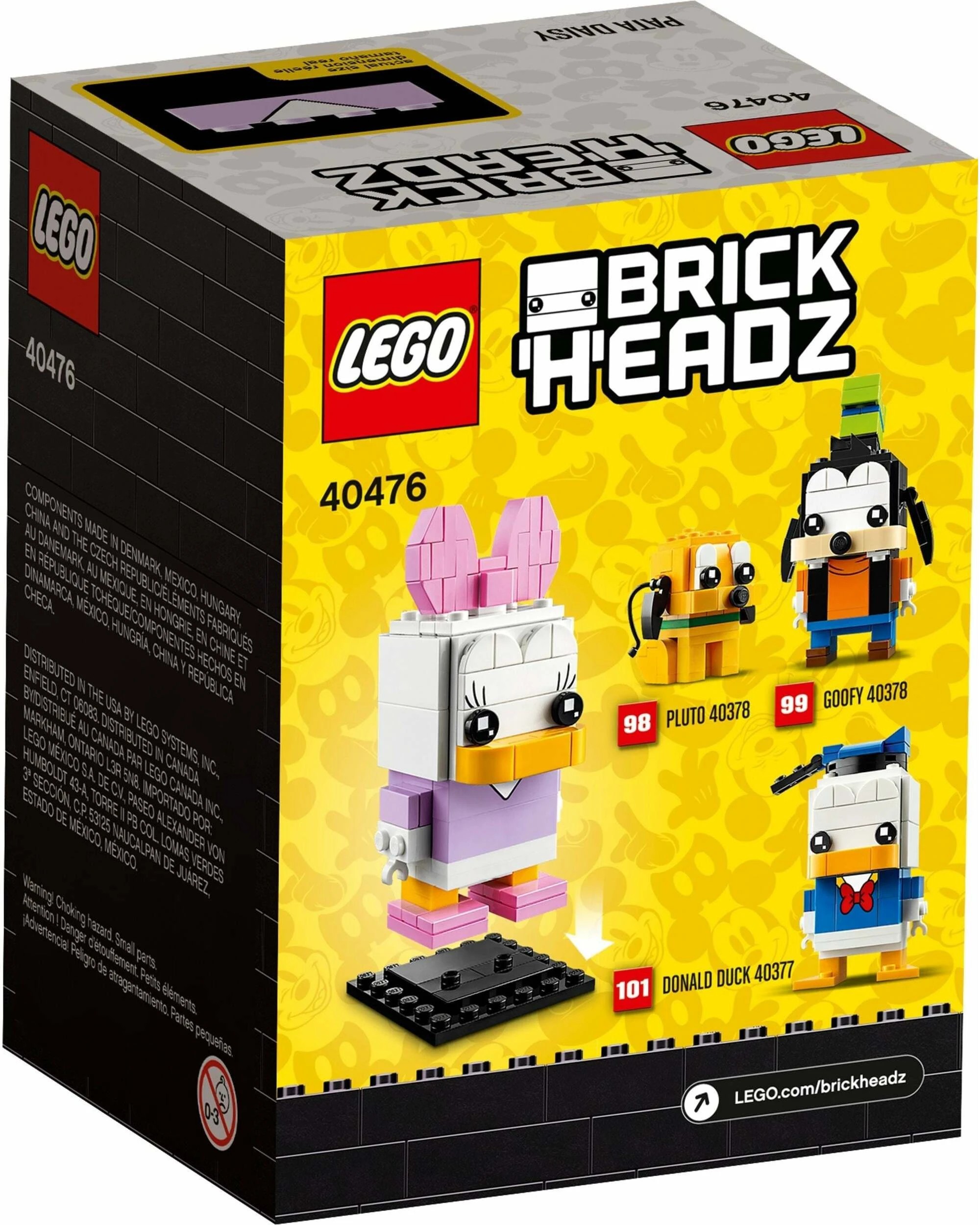 2 LEGO BrickHeadz Series 40476 Daisy Duck, 2 of 4
