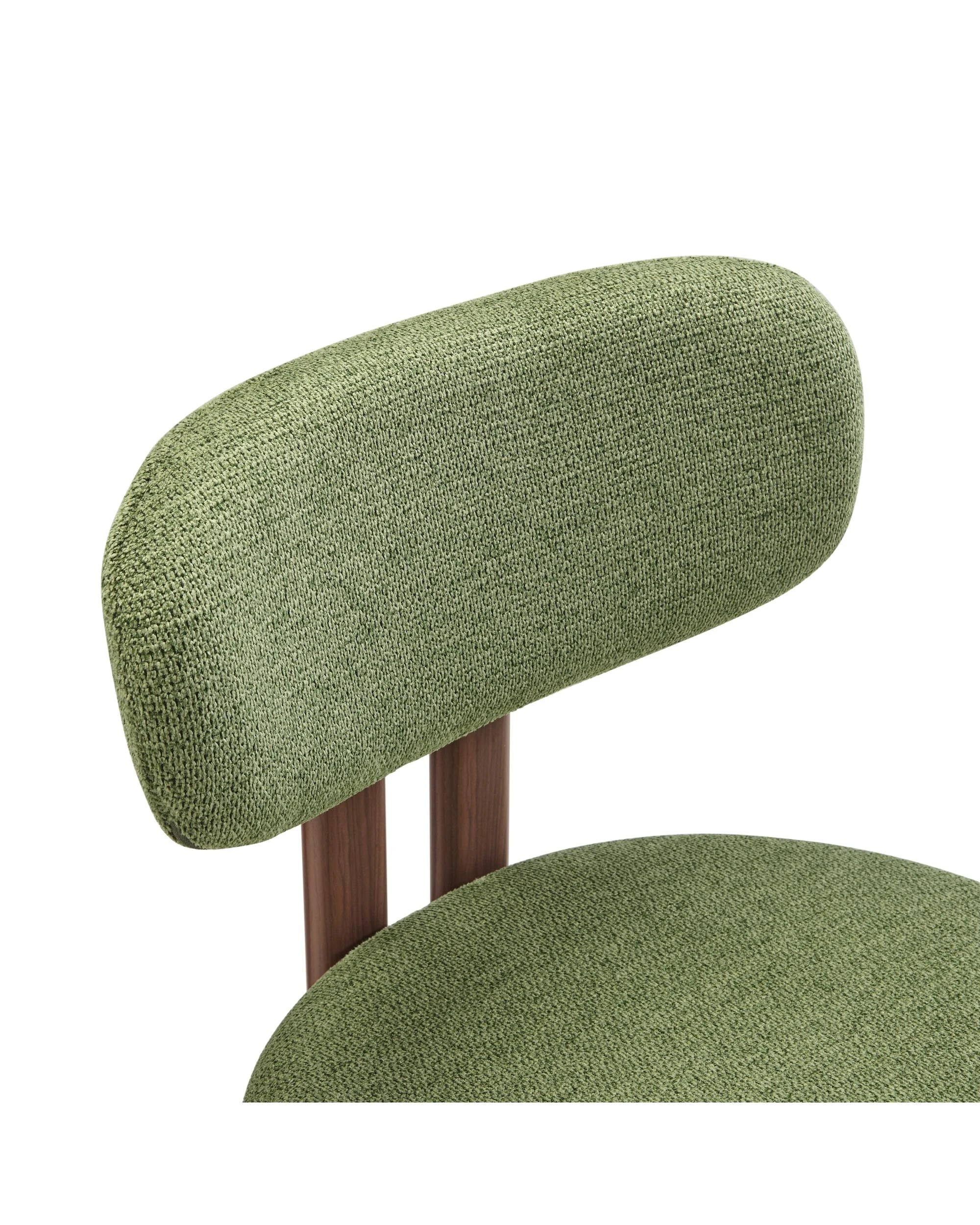 6 Kodu Dining Stools Pair (Set of Two) Olive - Green, 6 of 9