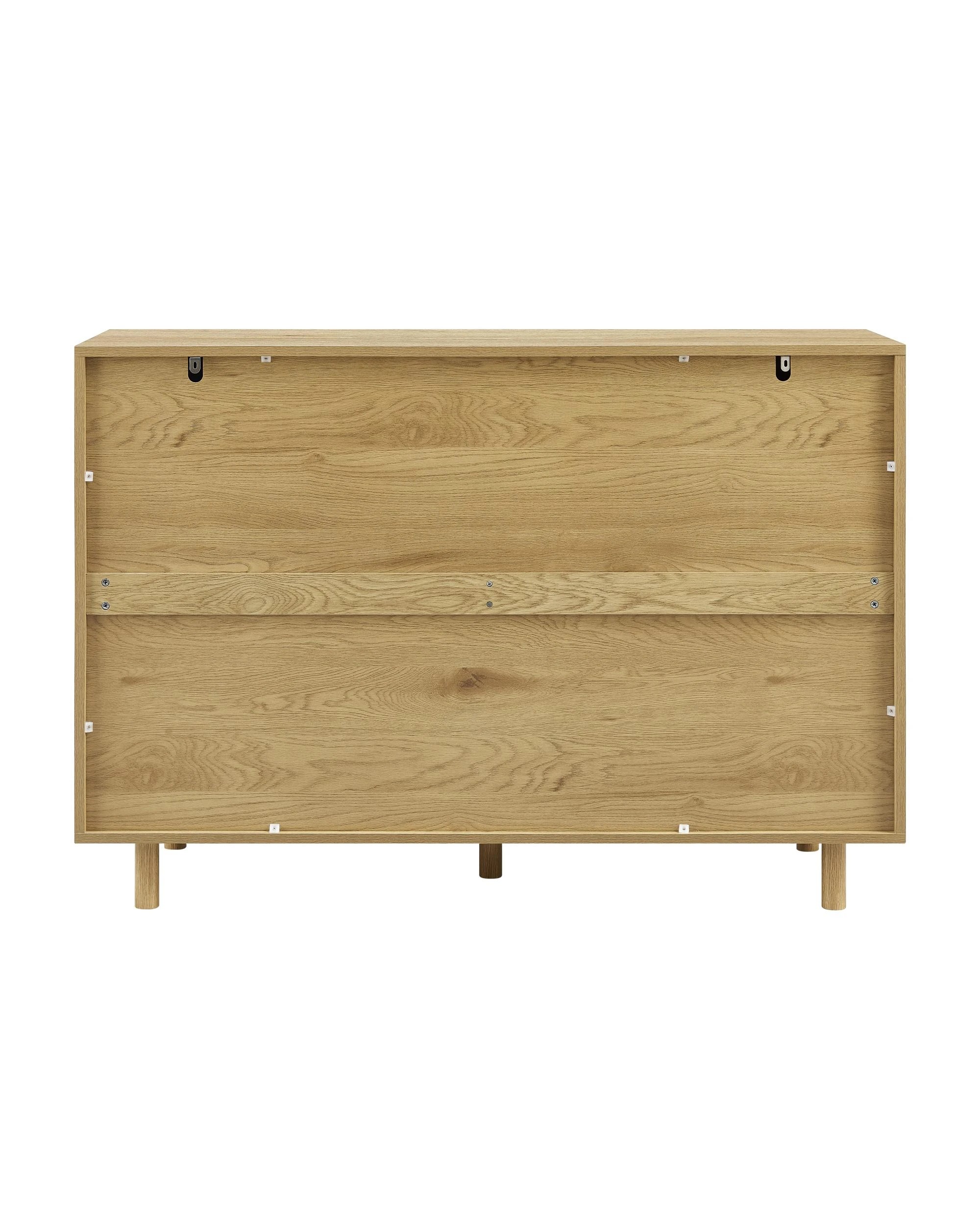 5 Kodu Tallboy Dresser Chest 6 Drawers Oak Look - Natural, 5 of 10