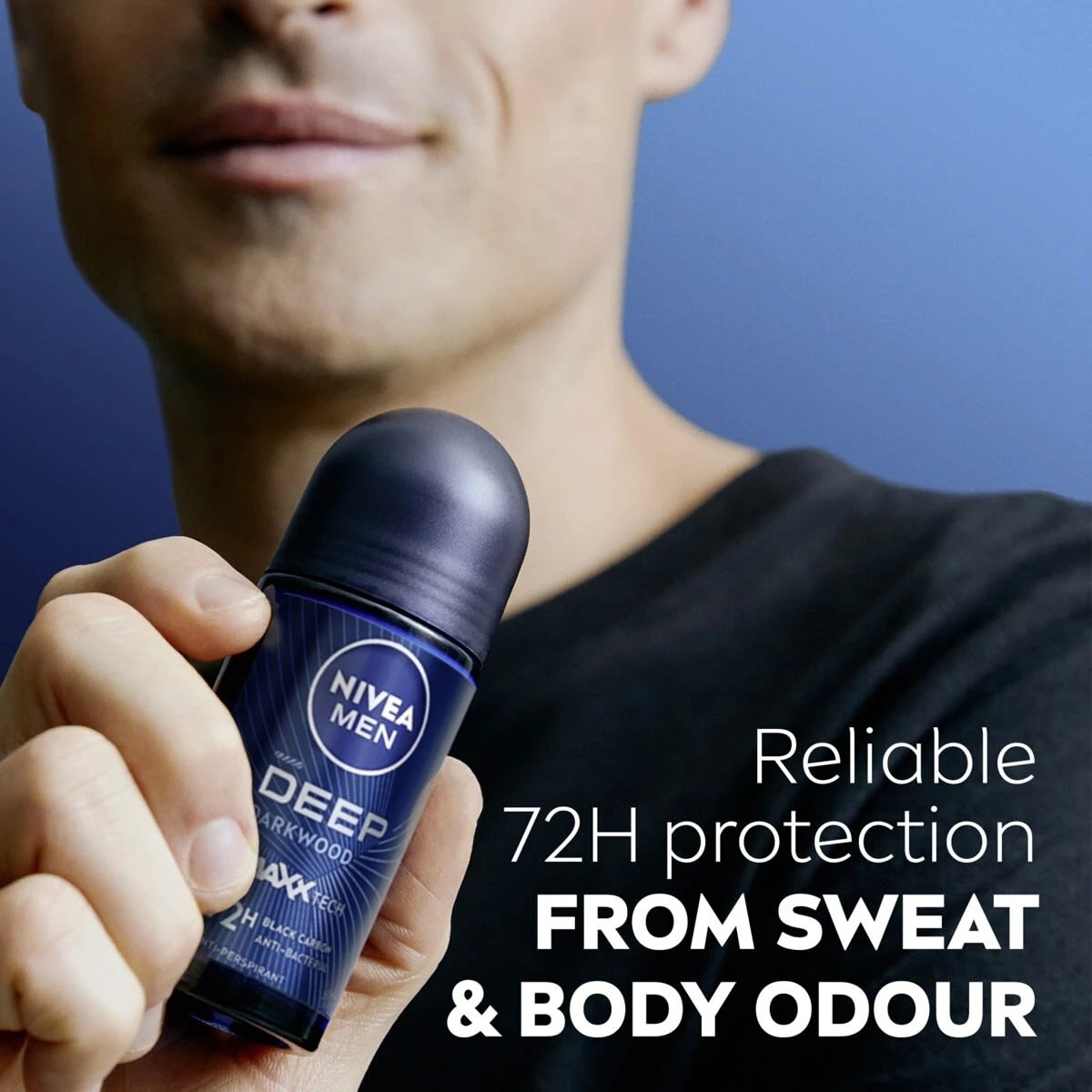 3 Nivea Men Deep Anti-Perspirant Roll-On Deodorant 50ml - Black Charcoal and Dark Wood Fragrance, 3 of 7
