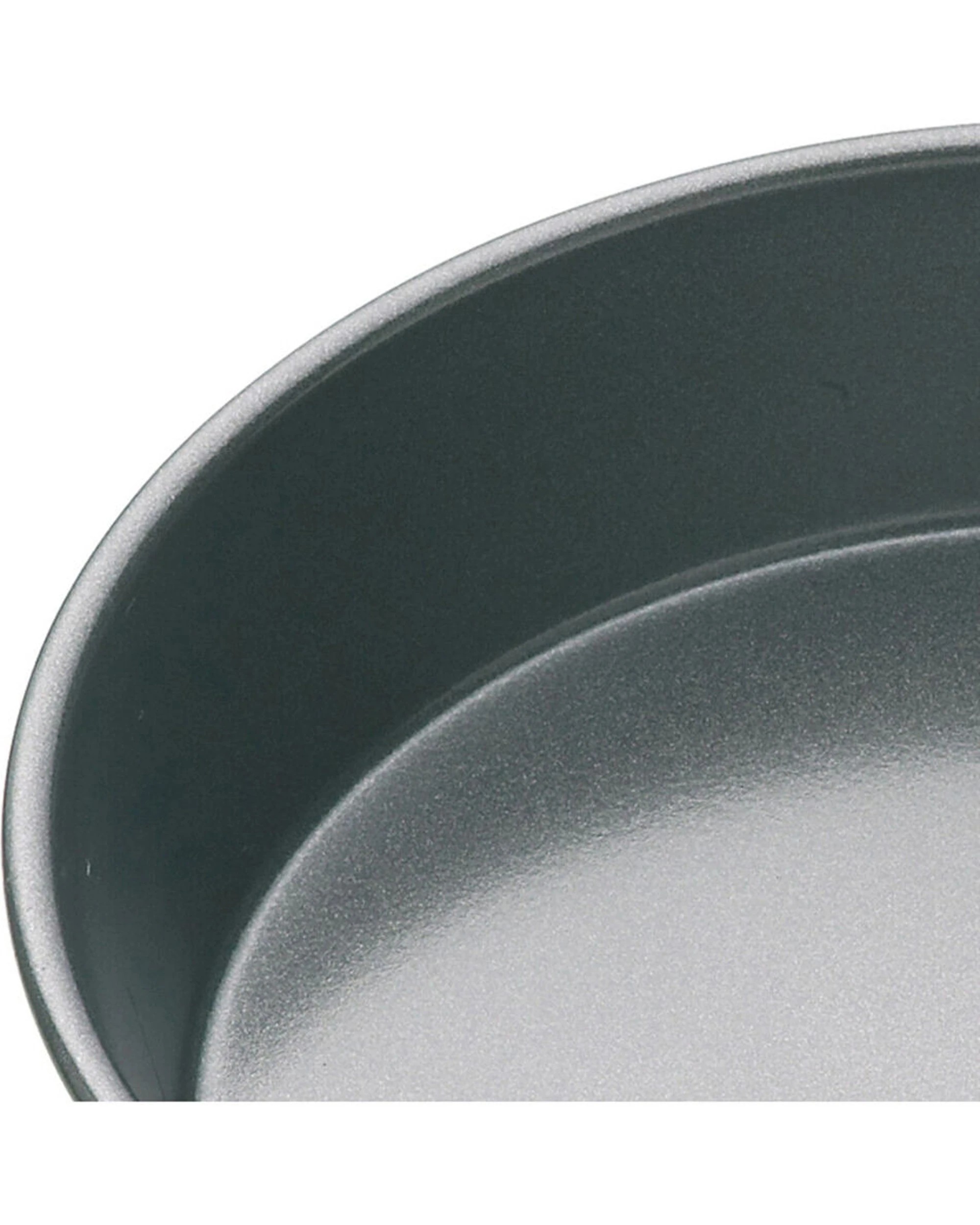 5 Mastercraft 2x 23cm Heavy Base Non-Stick Round Deep Pie Cake Pan Carbon - Black, 5 of 7