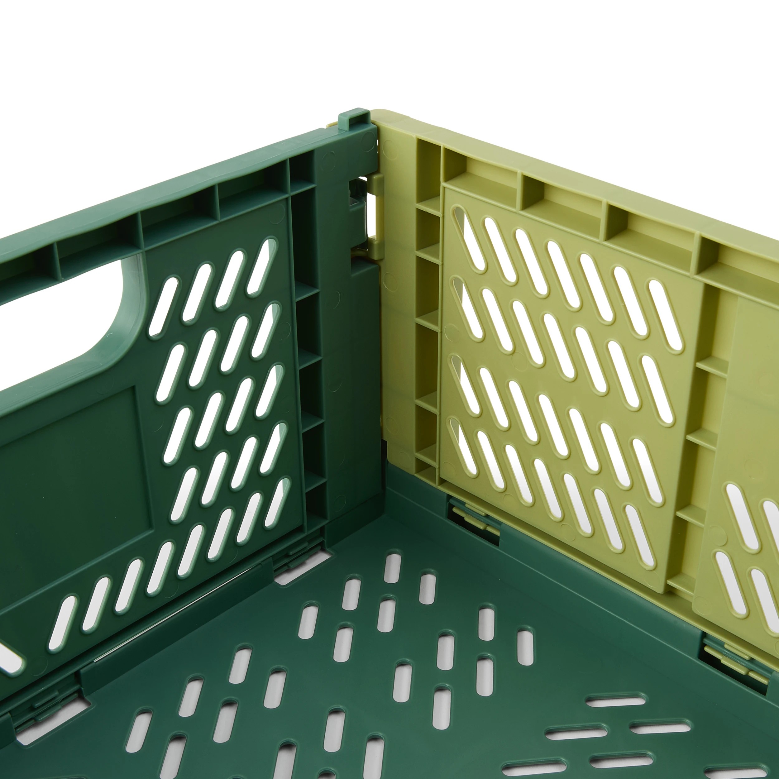 6 15L Collapsible Crate - Medium, Green, 6 of 8