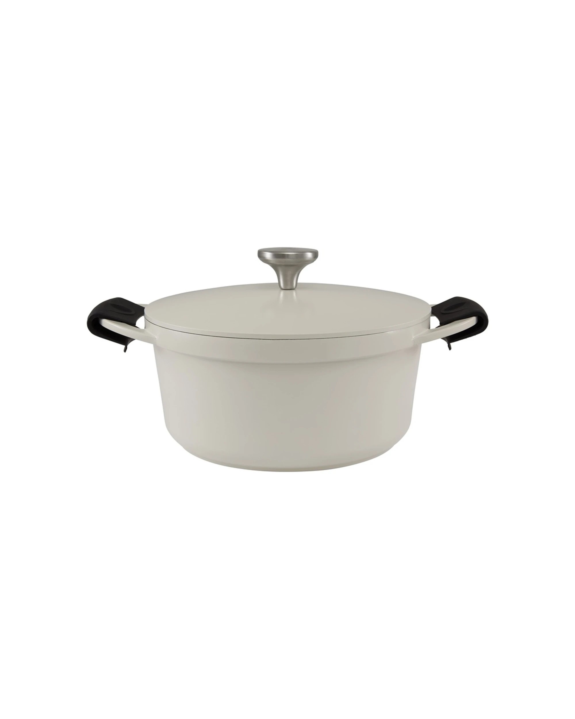 1 Maxwell Williams Cast Lite Non Stick Casserole 24cm 4.2L Cast Aluminium - Beige, 1 of 4