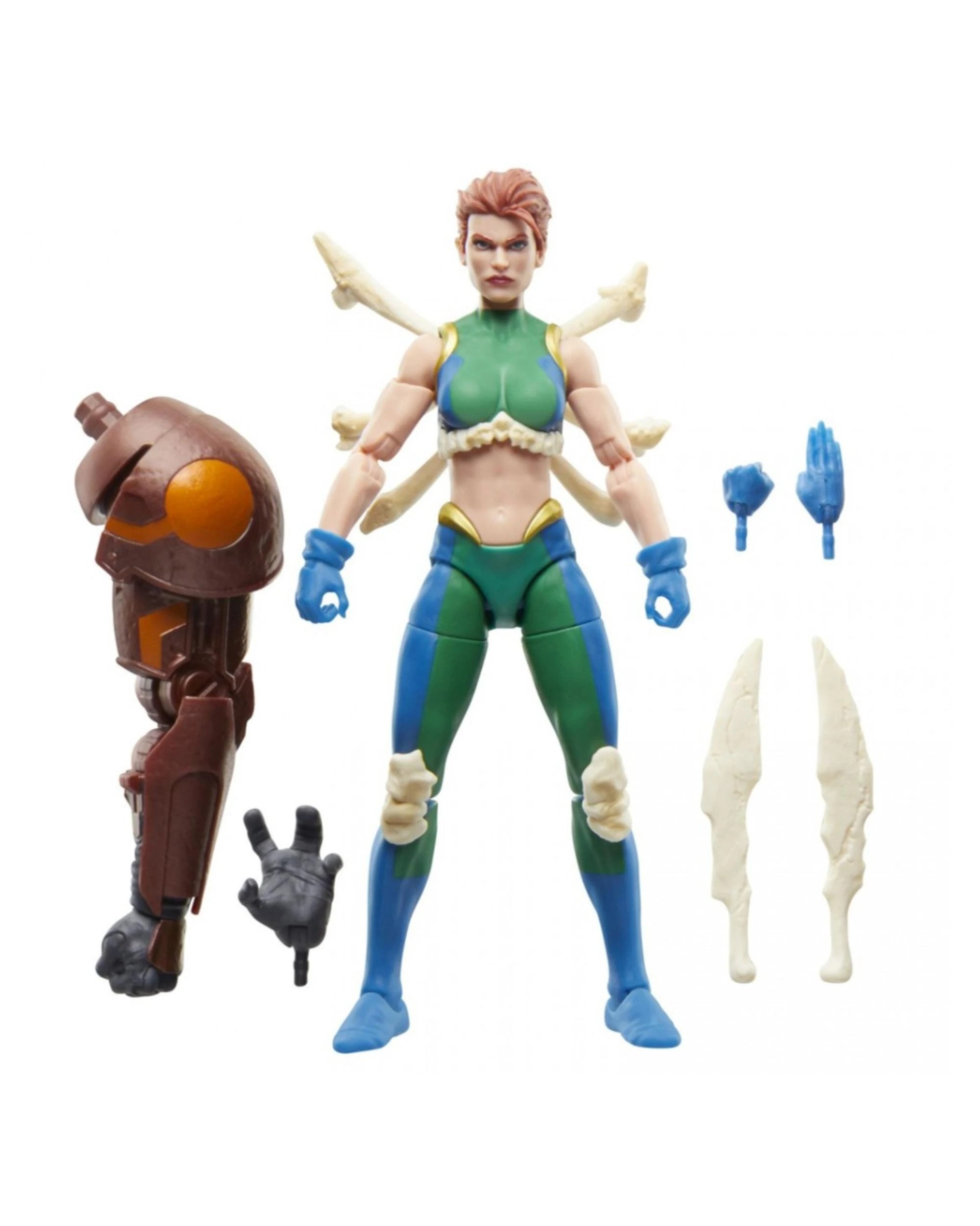 2 Marvel Legends Series X-Men Marrow Build-A-Fig Action Figure, 2 of 9