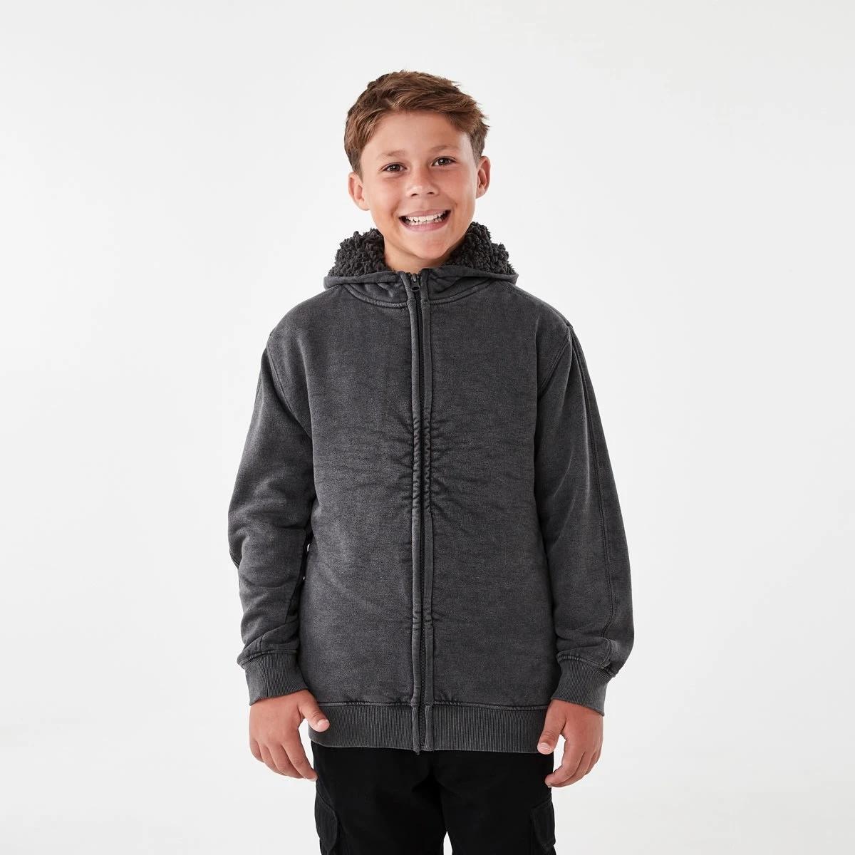 2 Sherpa Lined Zip Through Hoodie Magnet, 2 of 8