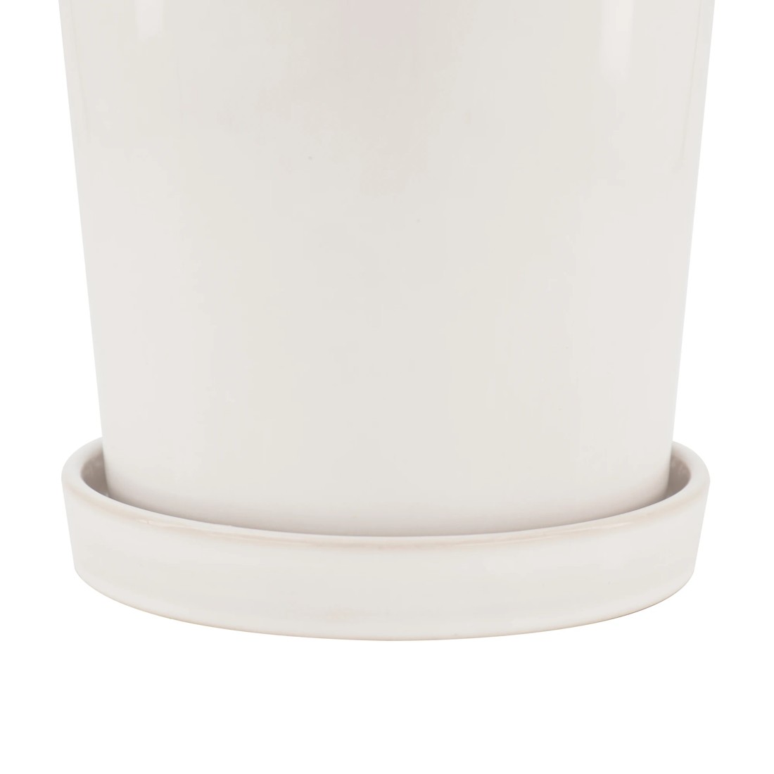 5 Pot with Saucer - White, 5 of 7